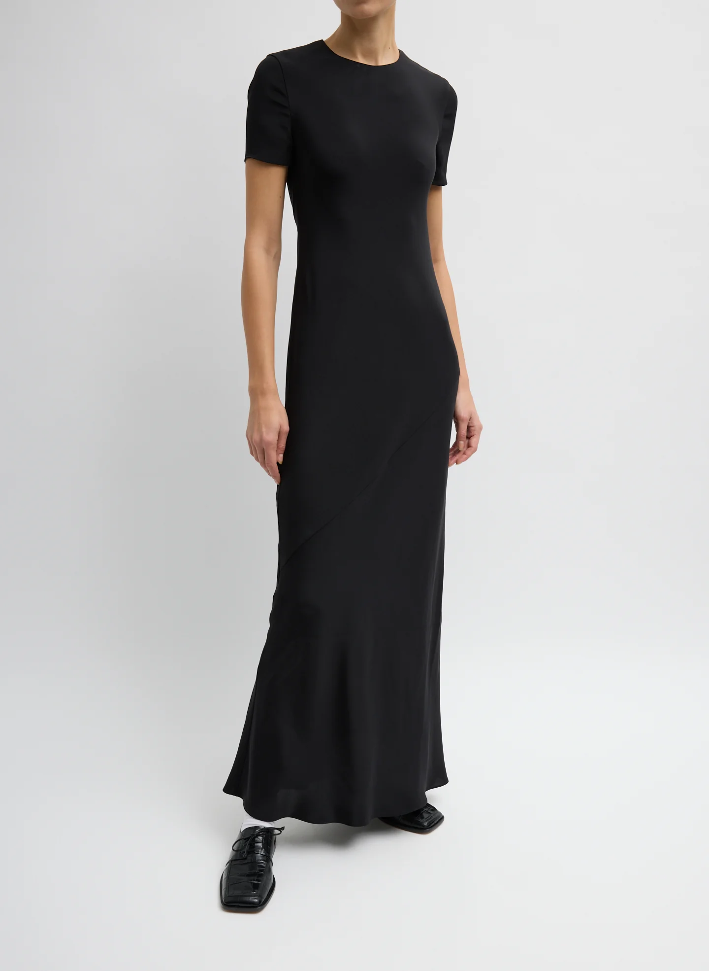 4-Ply Silk Bias Dress - Image 3