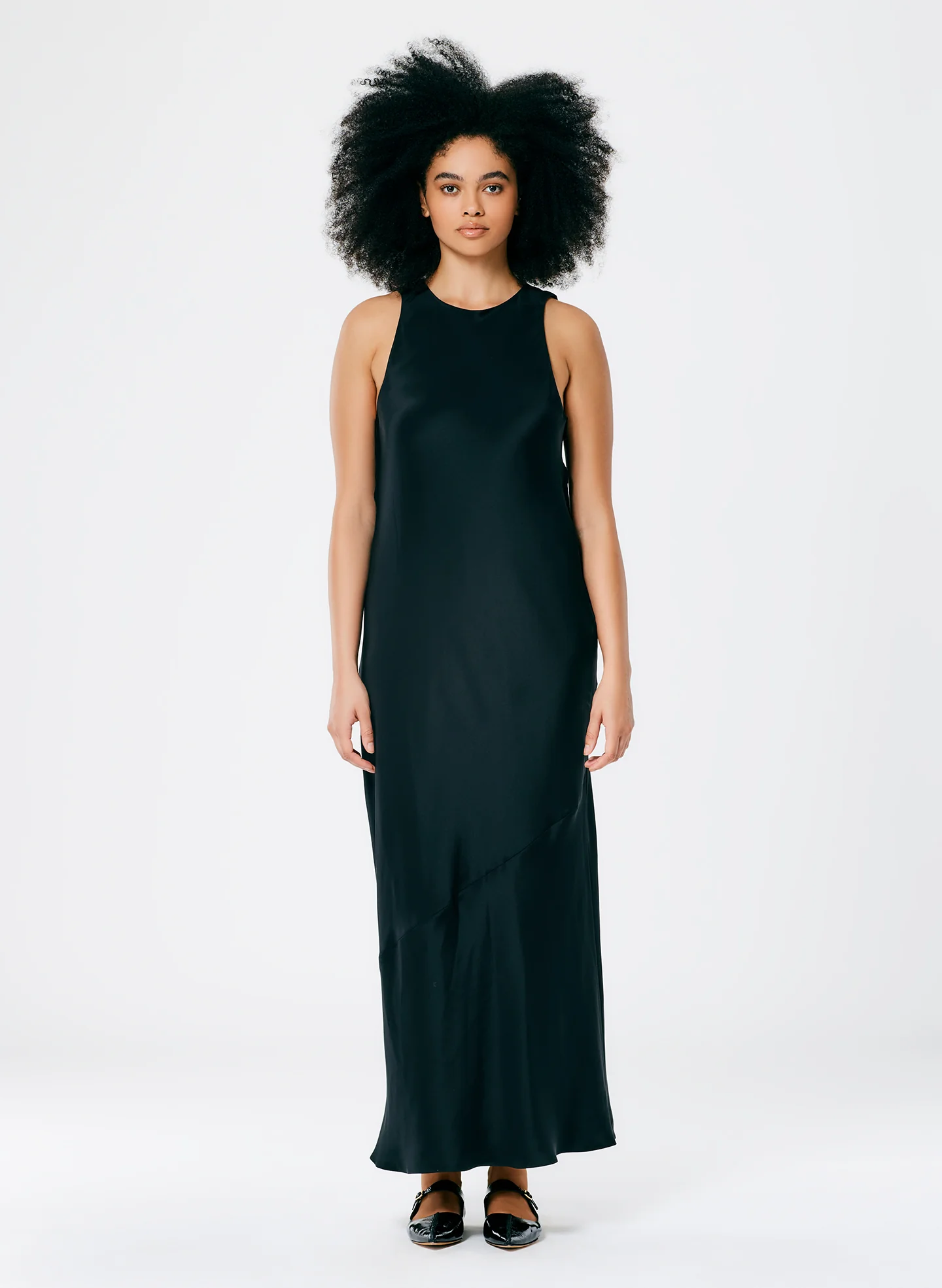 4-Ply Silk Bias Dress - Image 2