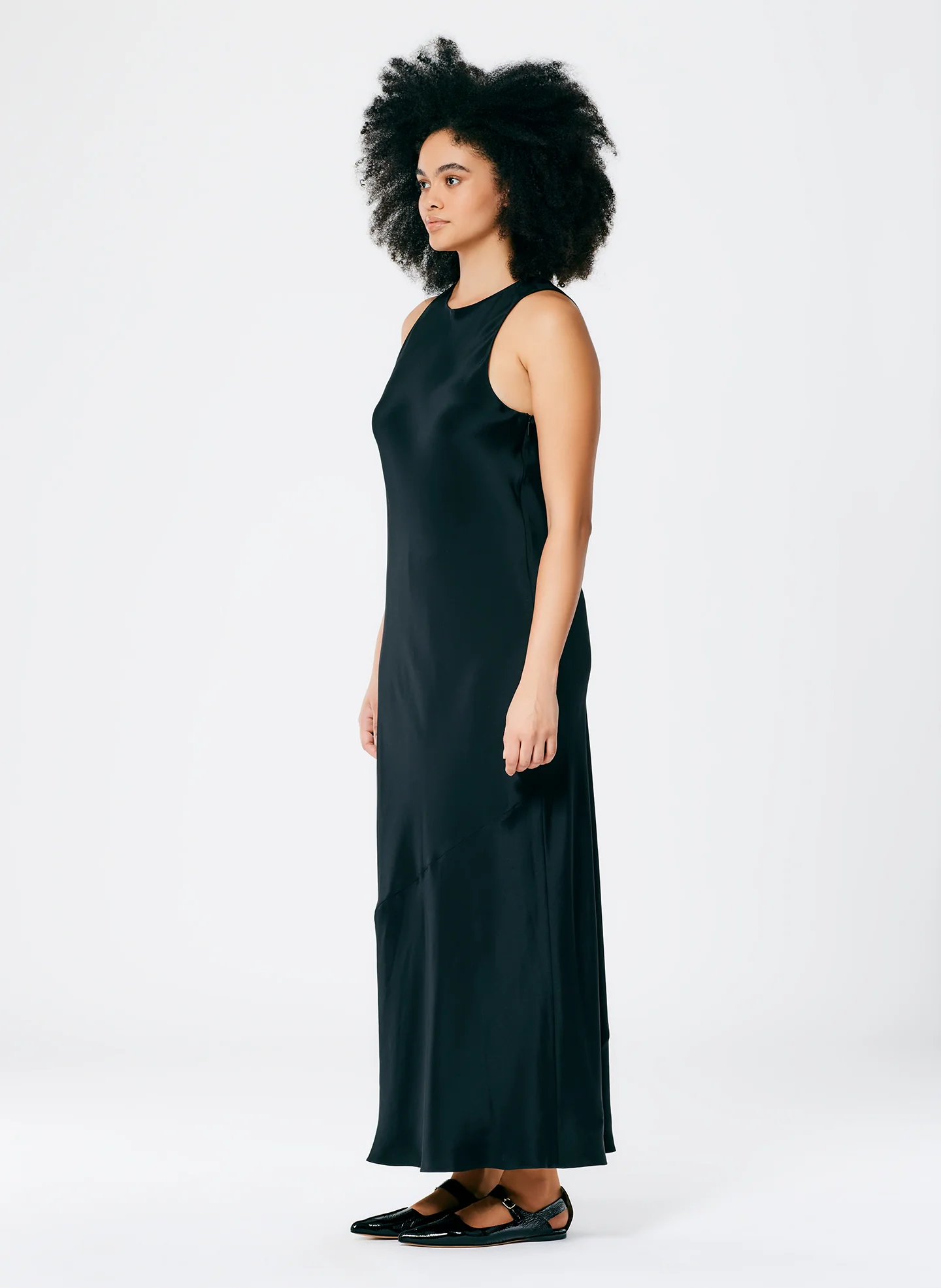 4-Ply Silk Bias Dress - Image 3