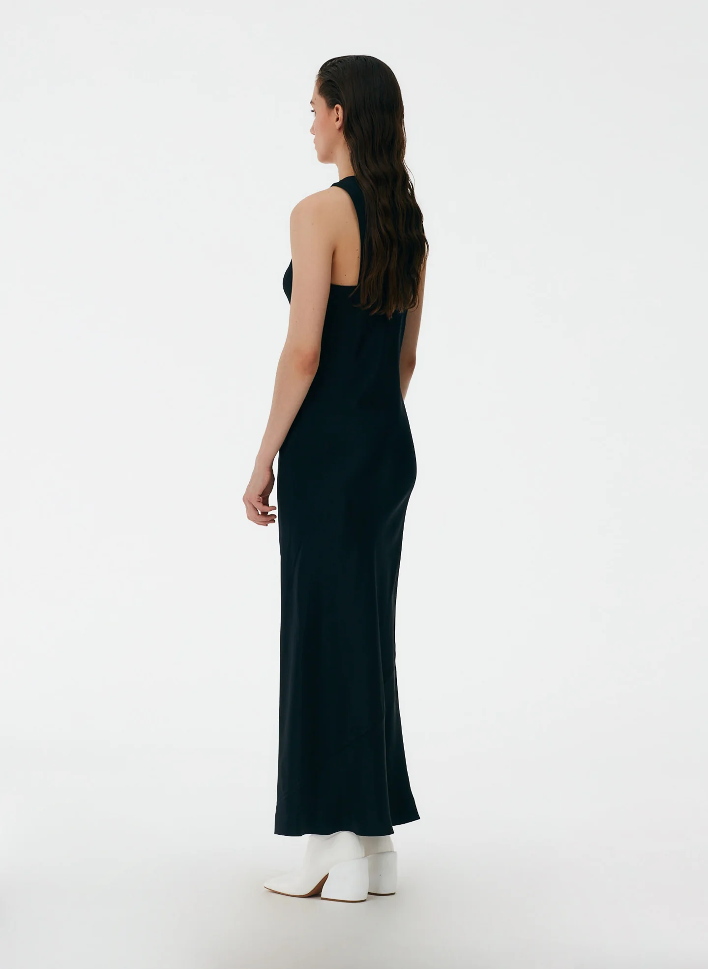 4-Ply Silk Bias Dress - Image 8