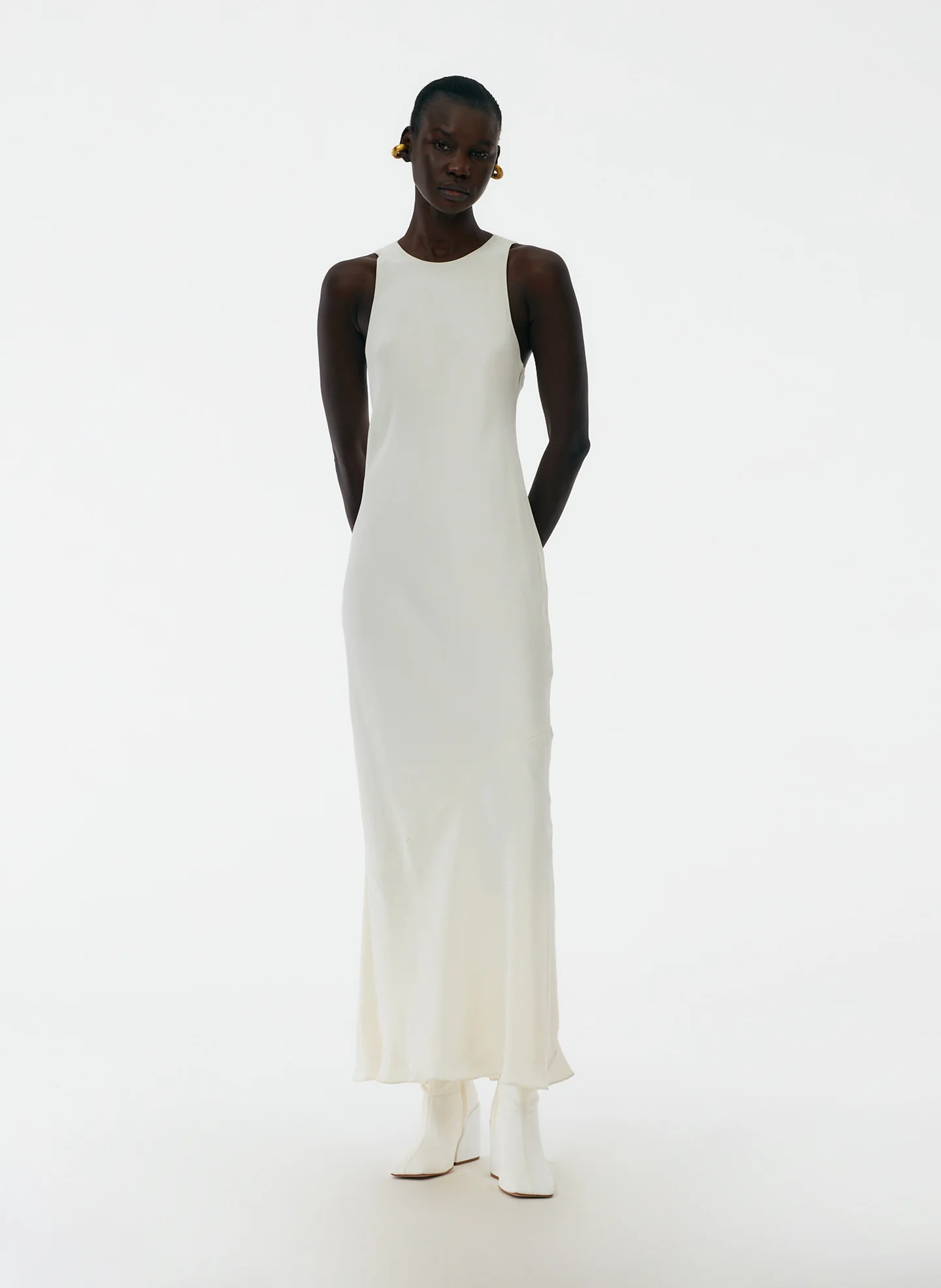 4-Ply Silk Bias Dress - Image 6
