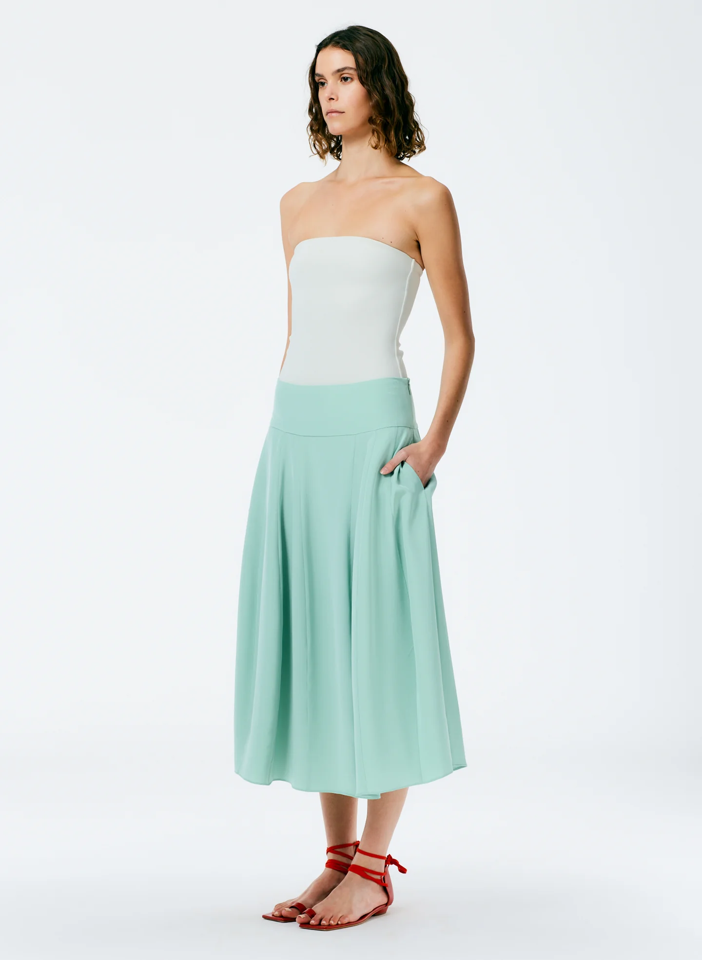 4-Ply Silk Lantern Skirt - Image 3