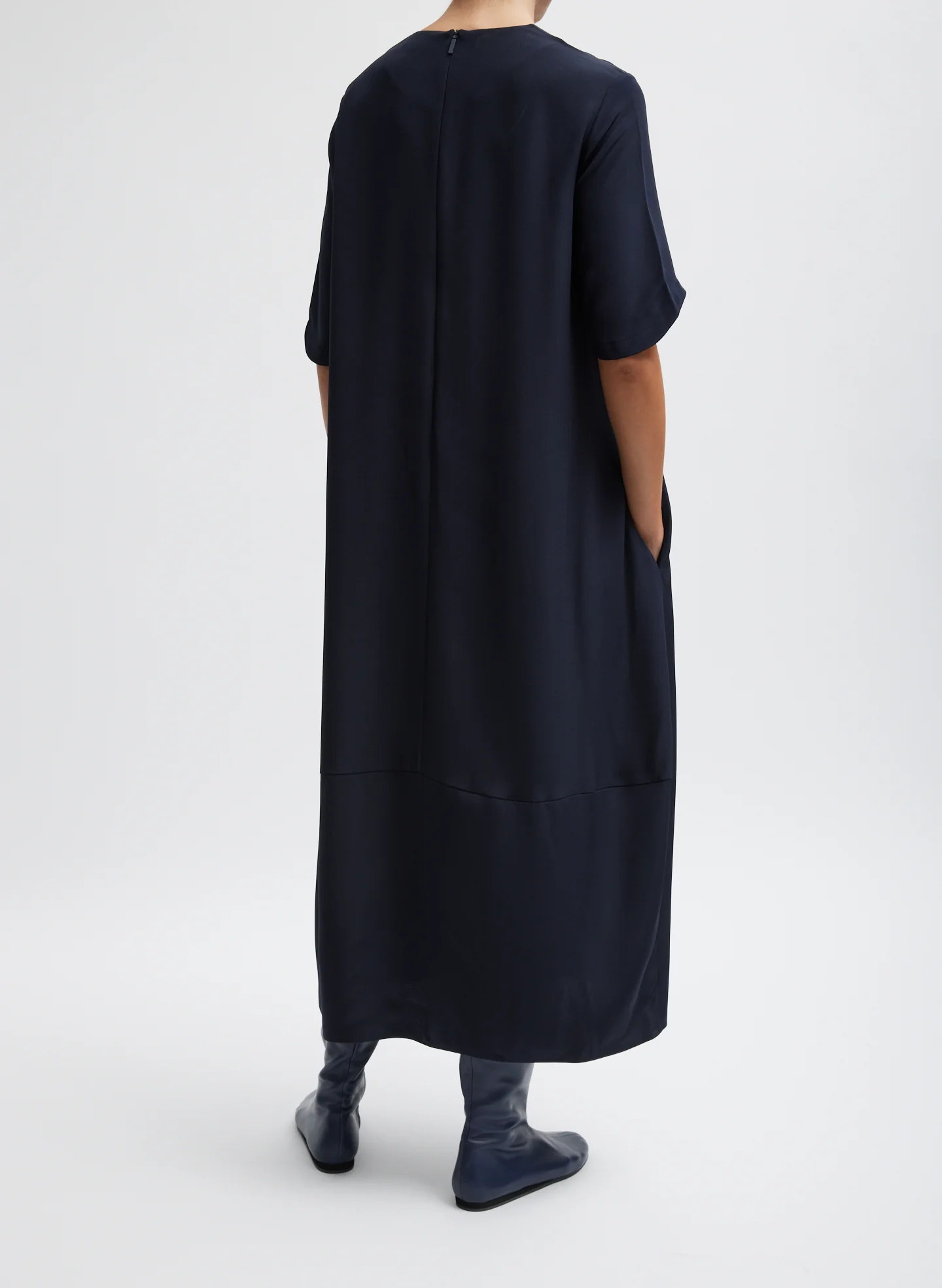 4-Ply Silk T-Shirt Dress - Image 4
