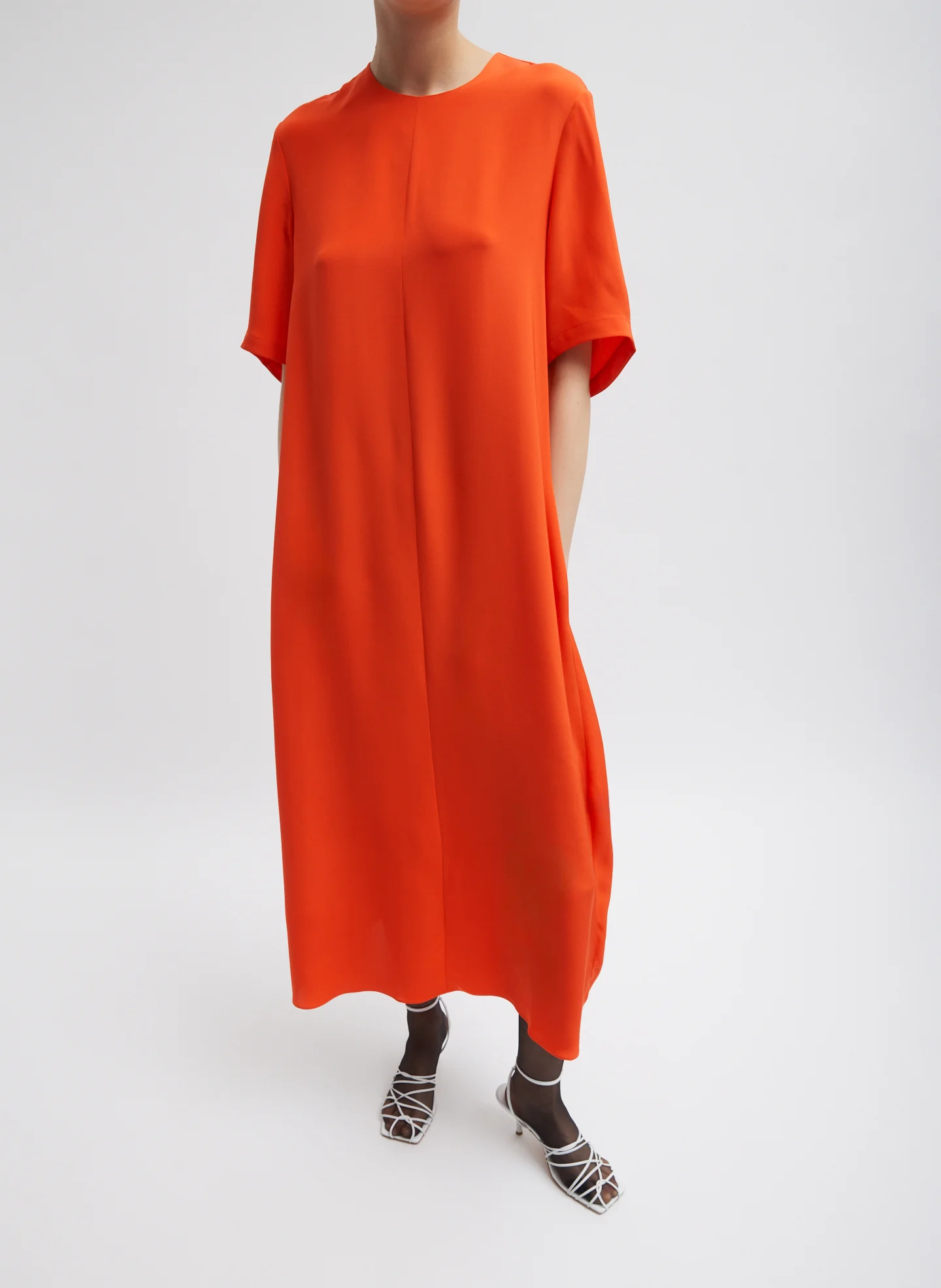 4-Ply Silk T-Shirt Dress