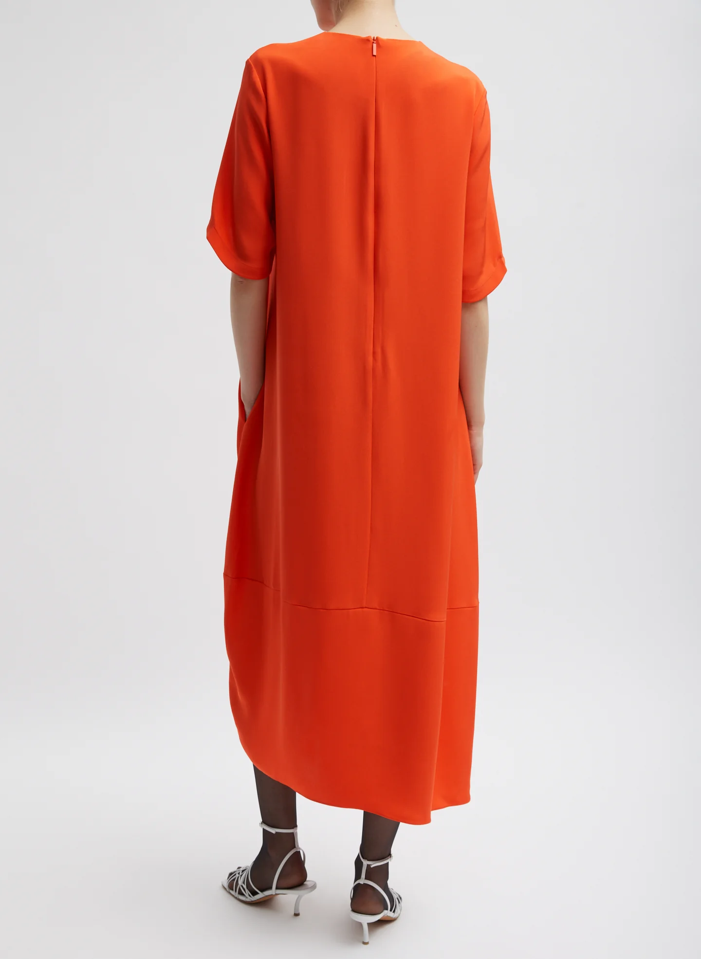 4-Ply Silk T-Shirt Dress - Image 4