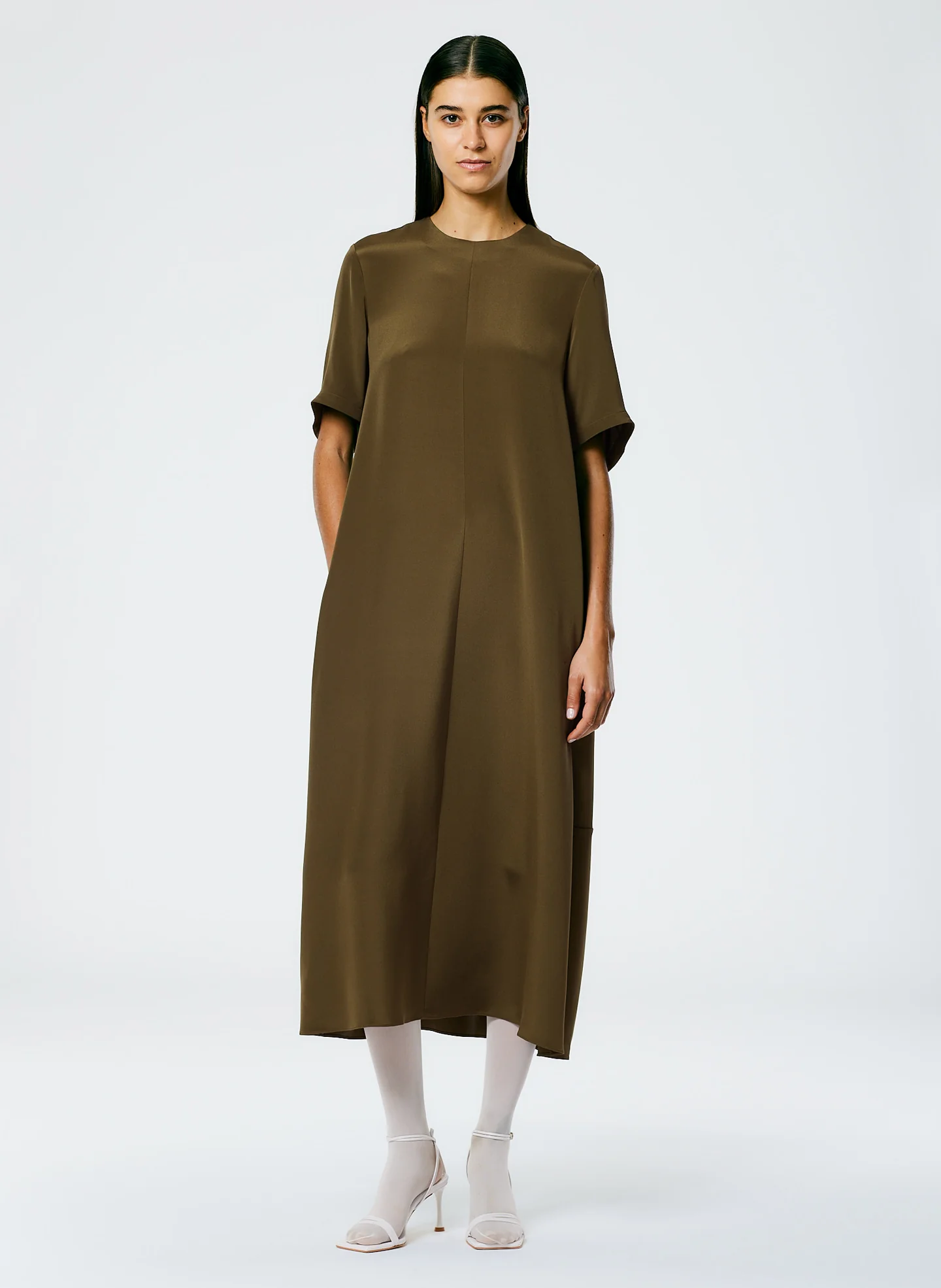 4 Ply Silk T-Shirt Dress