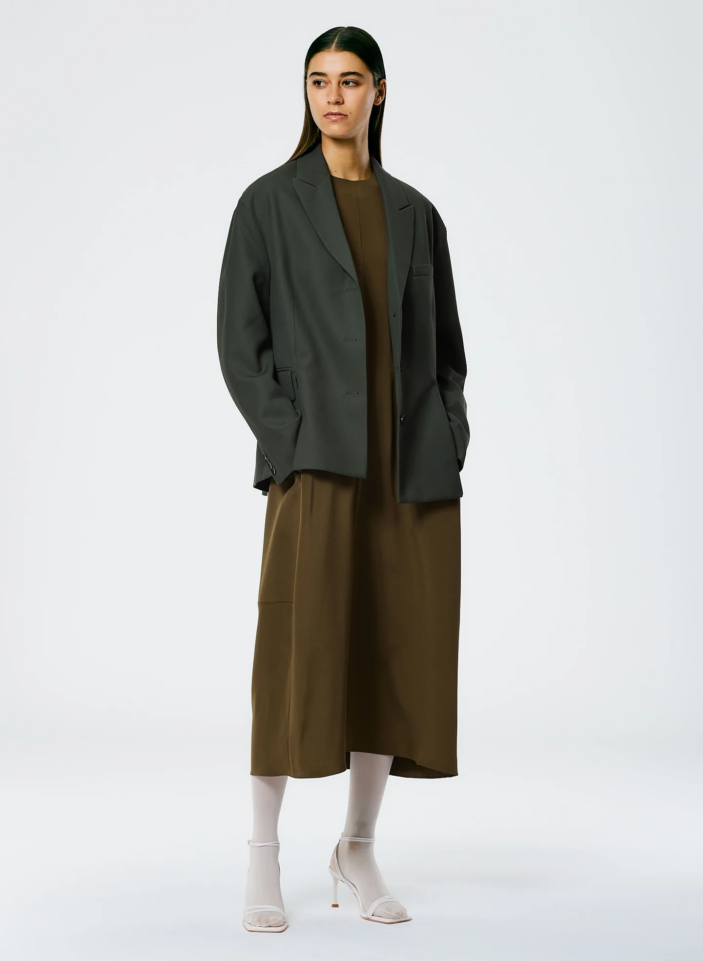 4 Ply Silk T-Shirt Dress - Image 3