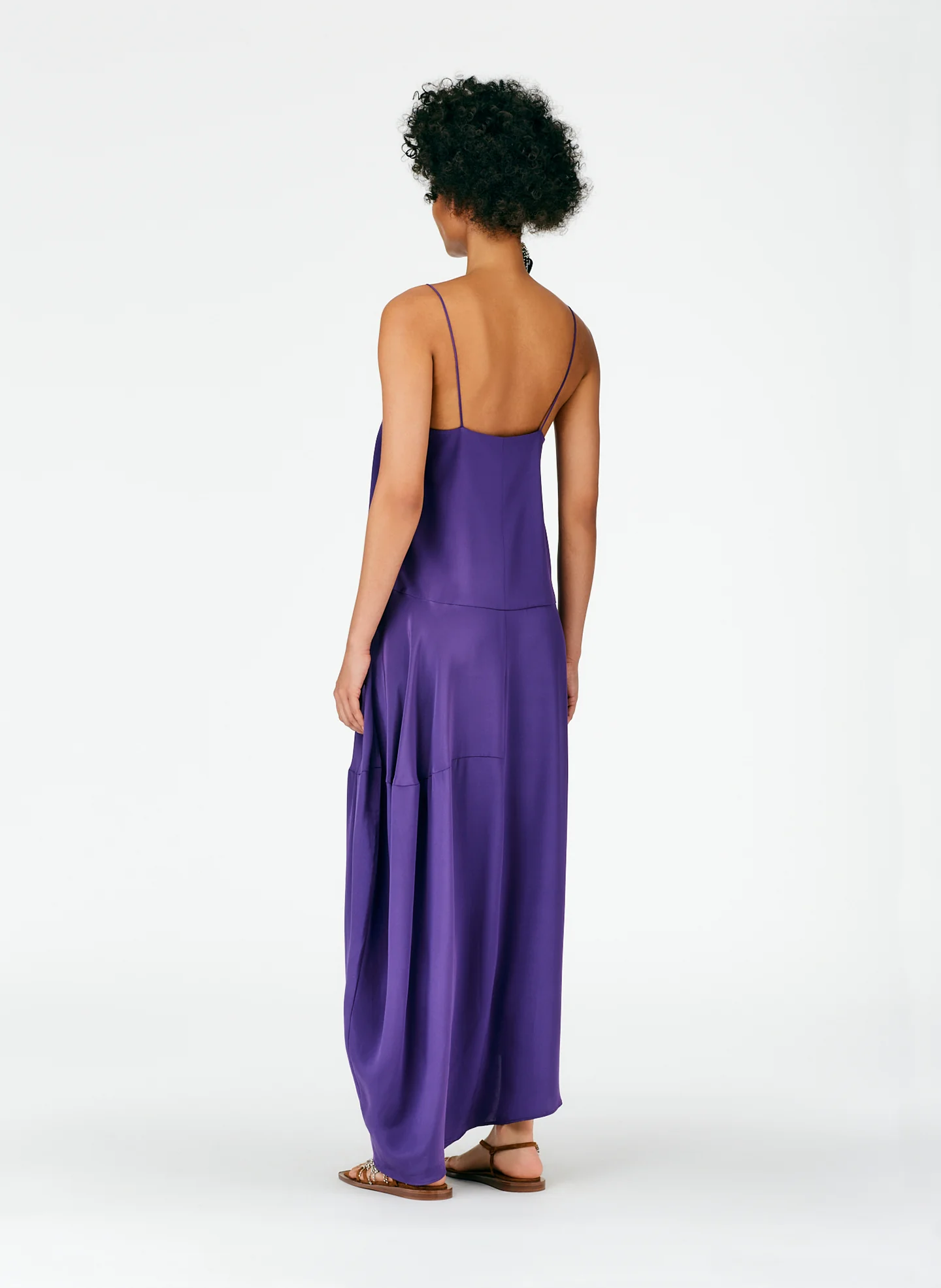 4Ply Silk Balloon Skirt Dress - Regular - Image 10