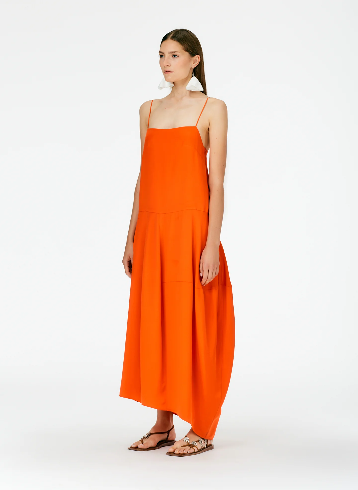 4Ply Silk Balloon Skirt Dress - Regular - Image 2