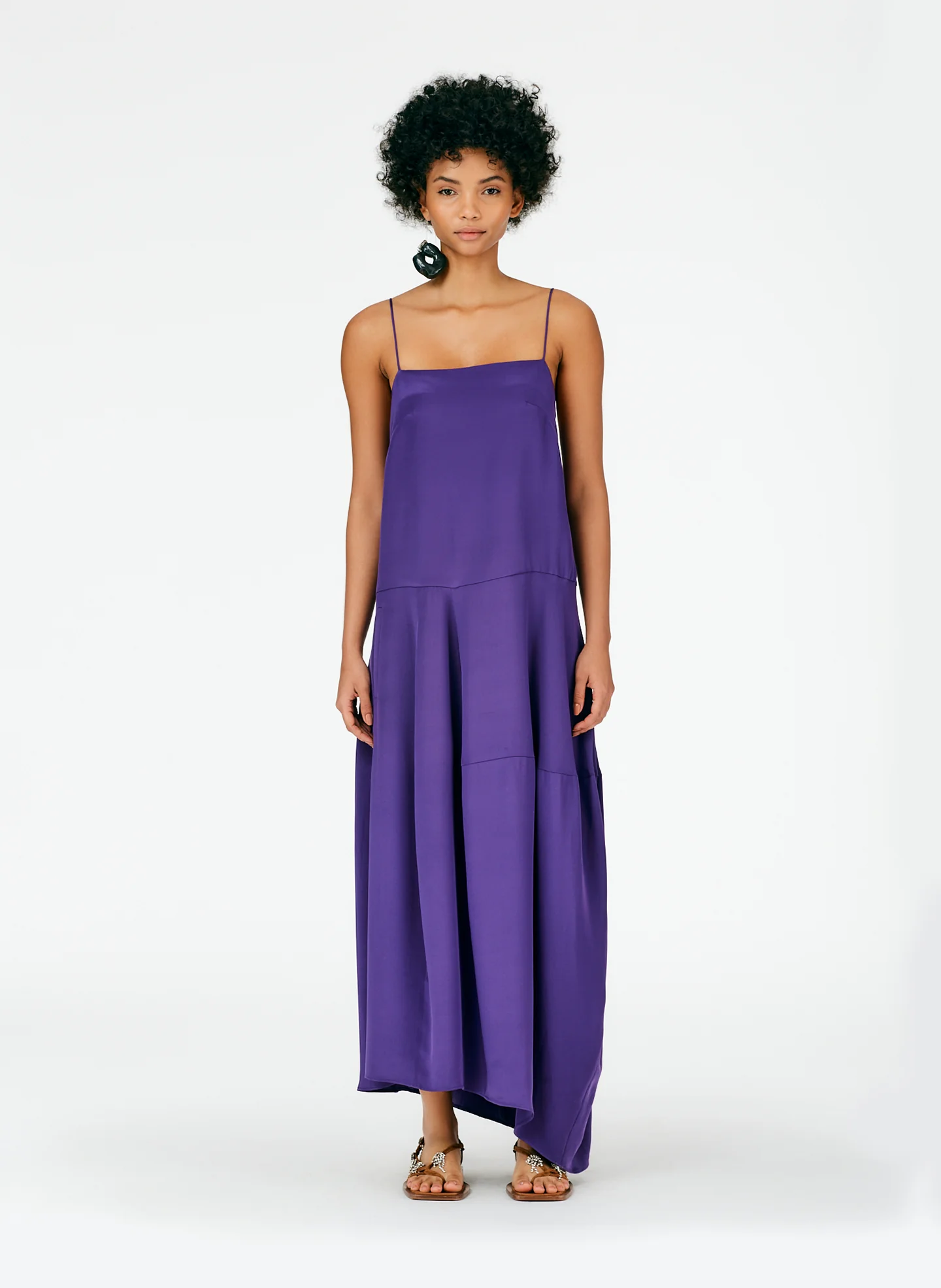 4Ply Silk Balloon Skirt Dress - Regular - Image 7