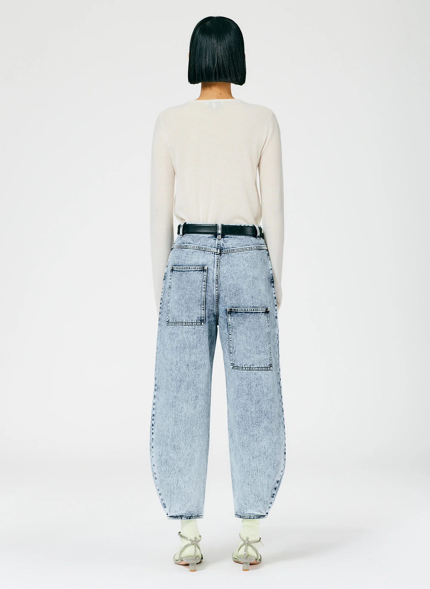 Acid Wash Denim High Waisted Quinn Jean - Image 4
