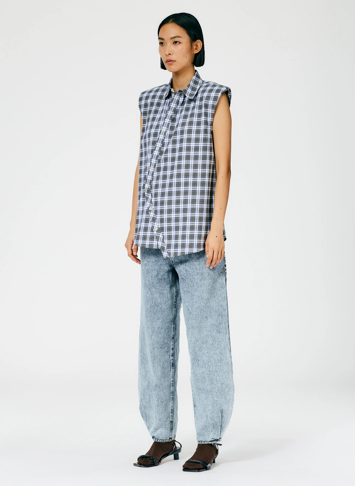 Acid Wash Denim Brancusi Jean - Long - Image 3