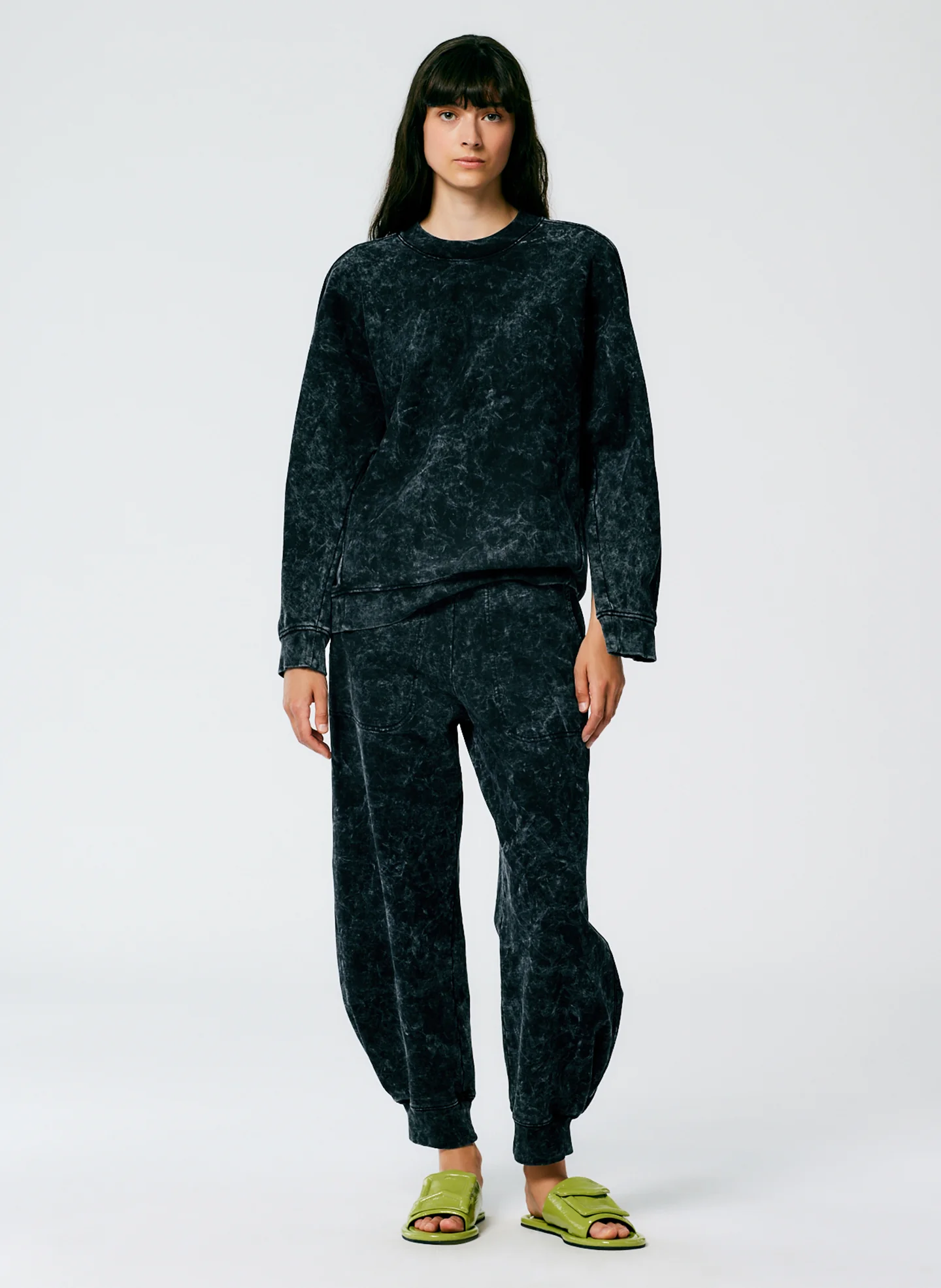 Acid Wash Calder Sweatpant - Long
