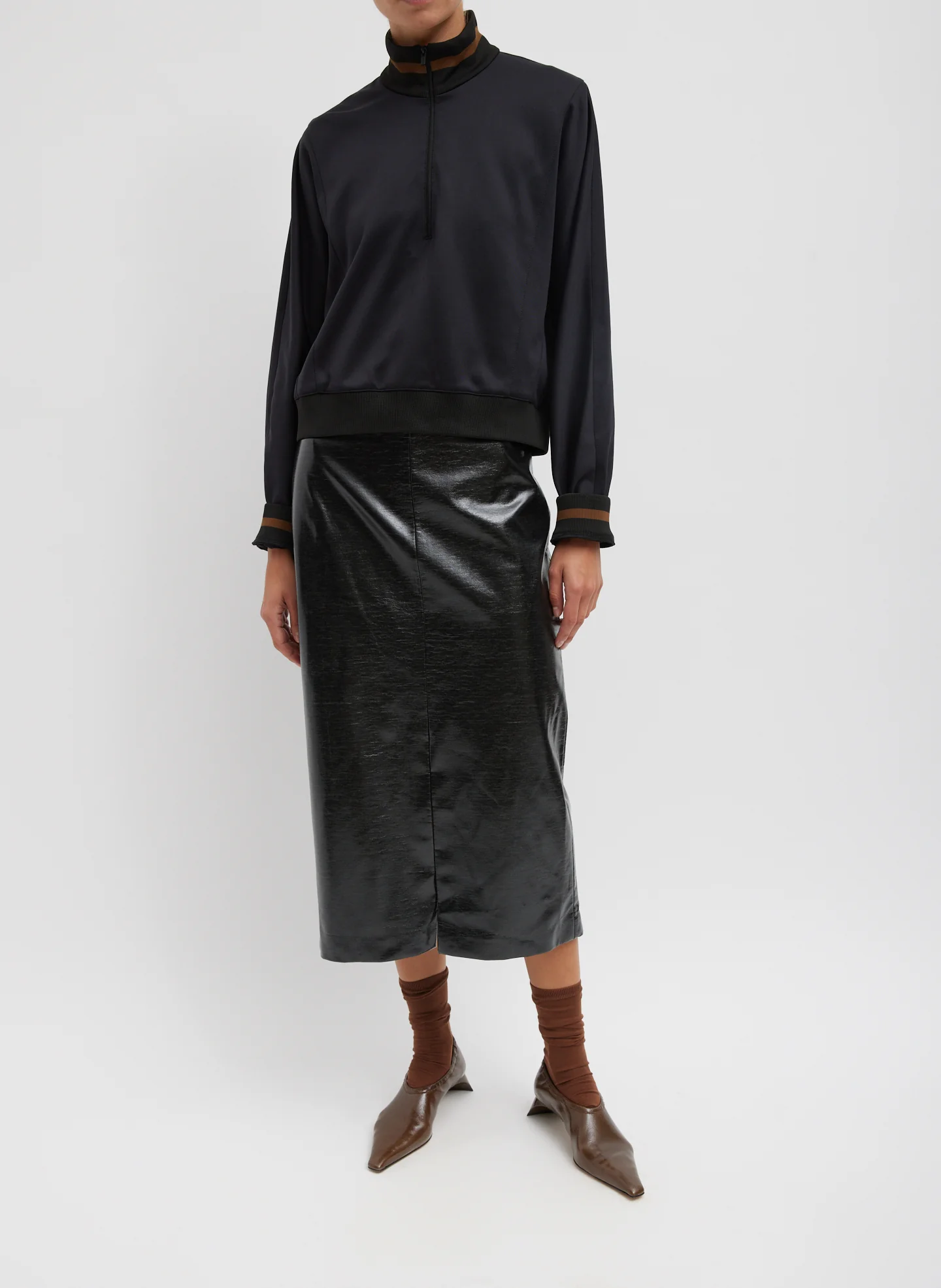 Active Knit Cropped Sweatshirt - Image 7