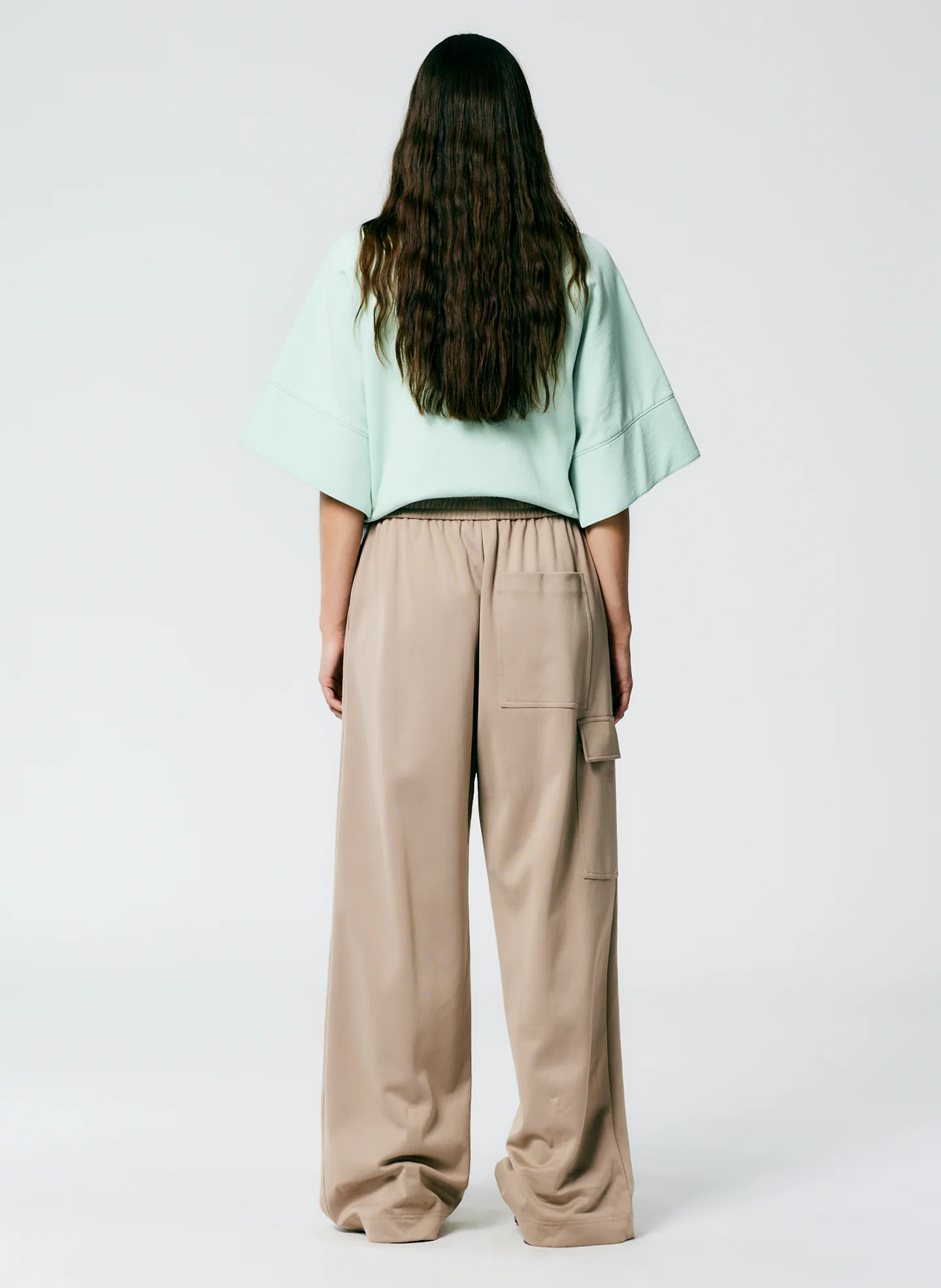 Active Knit Wide Leg Pull On Pant - Image 3