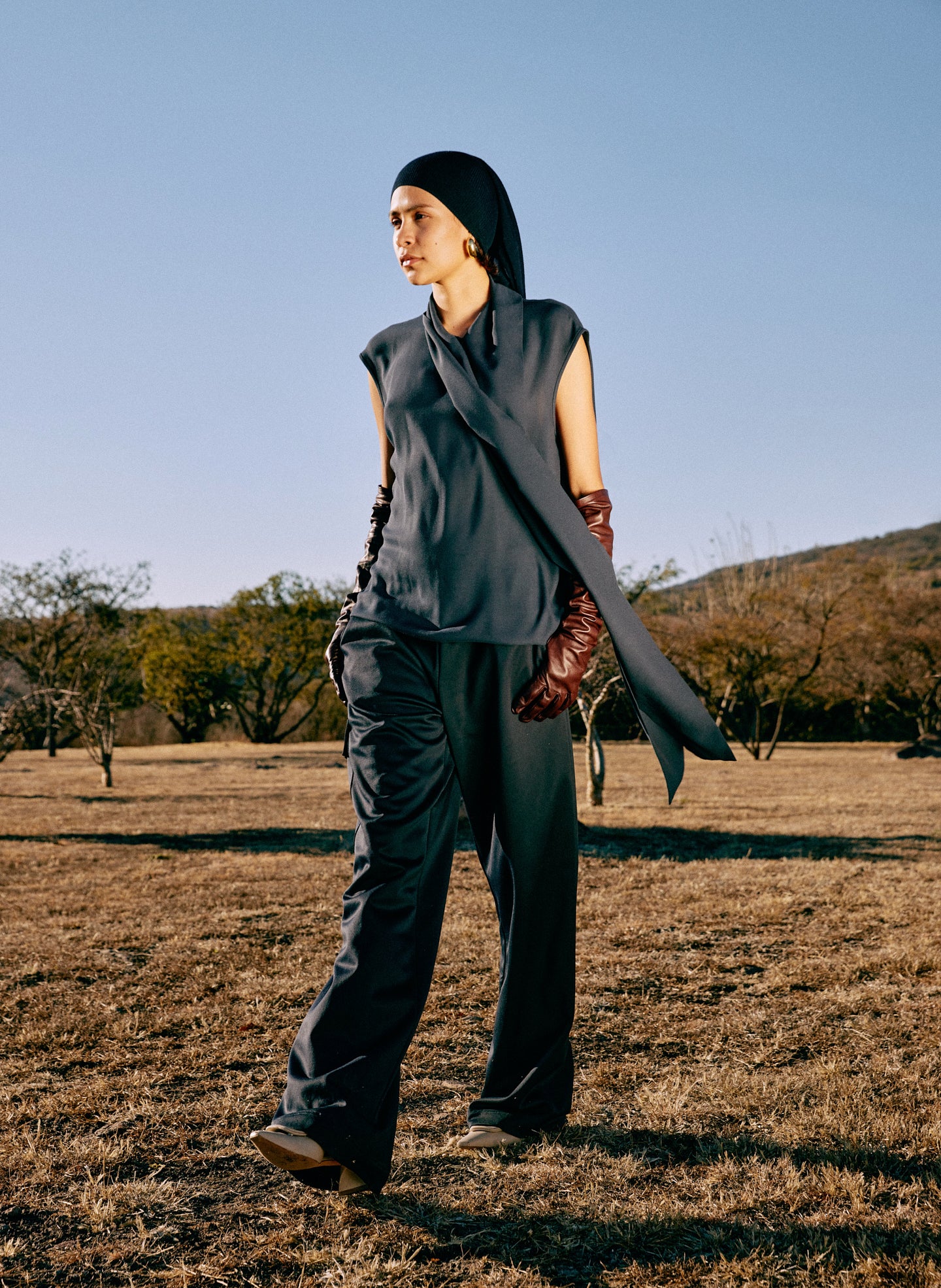 Active Knit Wide Leg Pull On Pant - Image 2