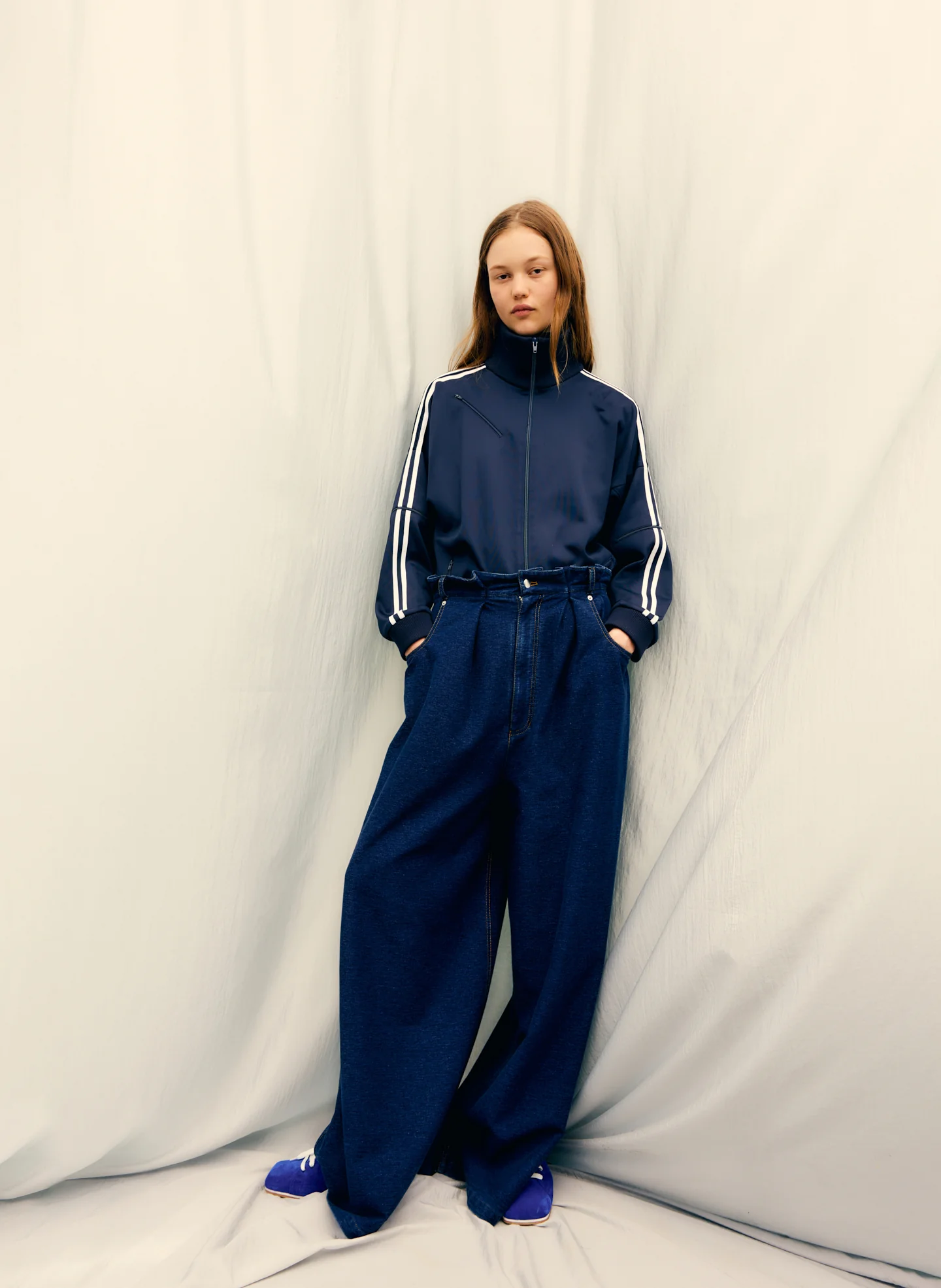 Active Knit Zipper Detailed Track Jacket - Image 2