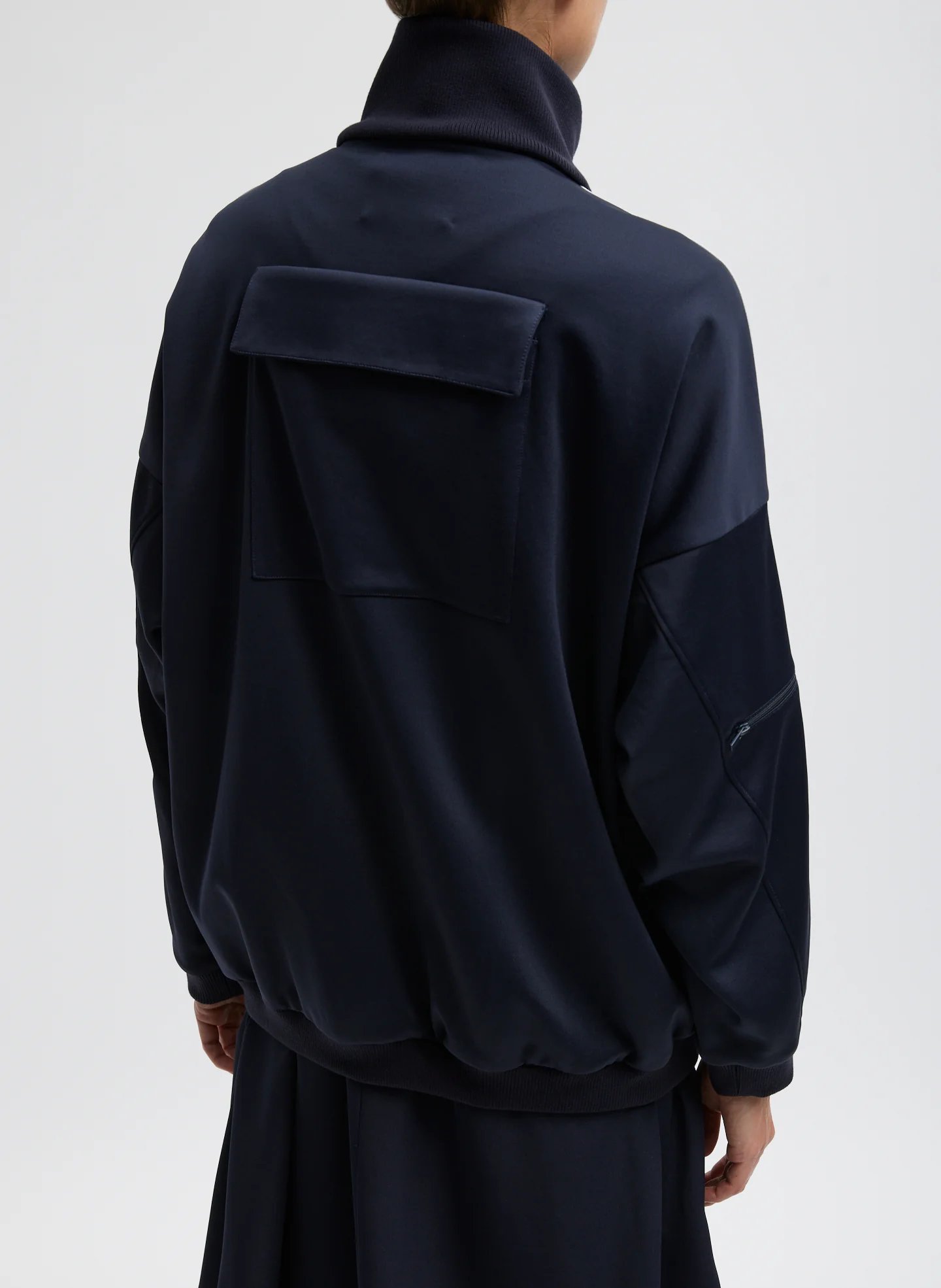 Active Knit Zipper Detailed Track Jacket - Image 4