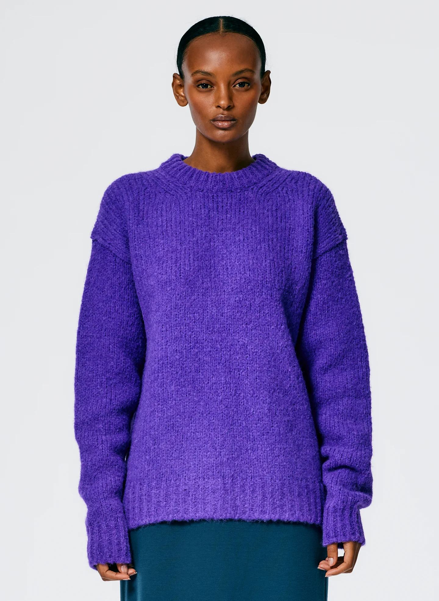 Airy Alpaca Crewneck Pullover - Image 2