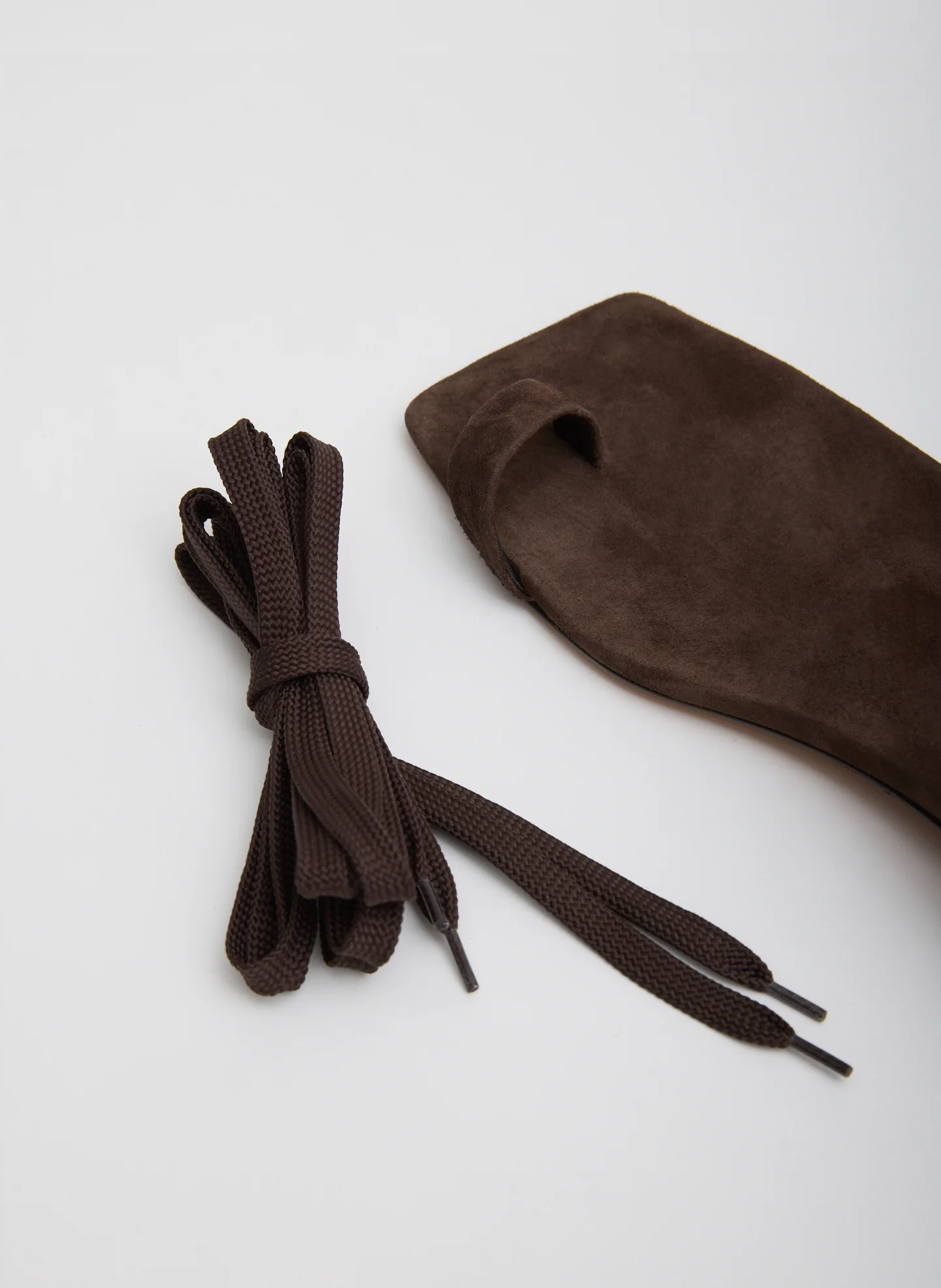 Ali Lace-Up Short Suede Sandal - Image 4