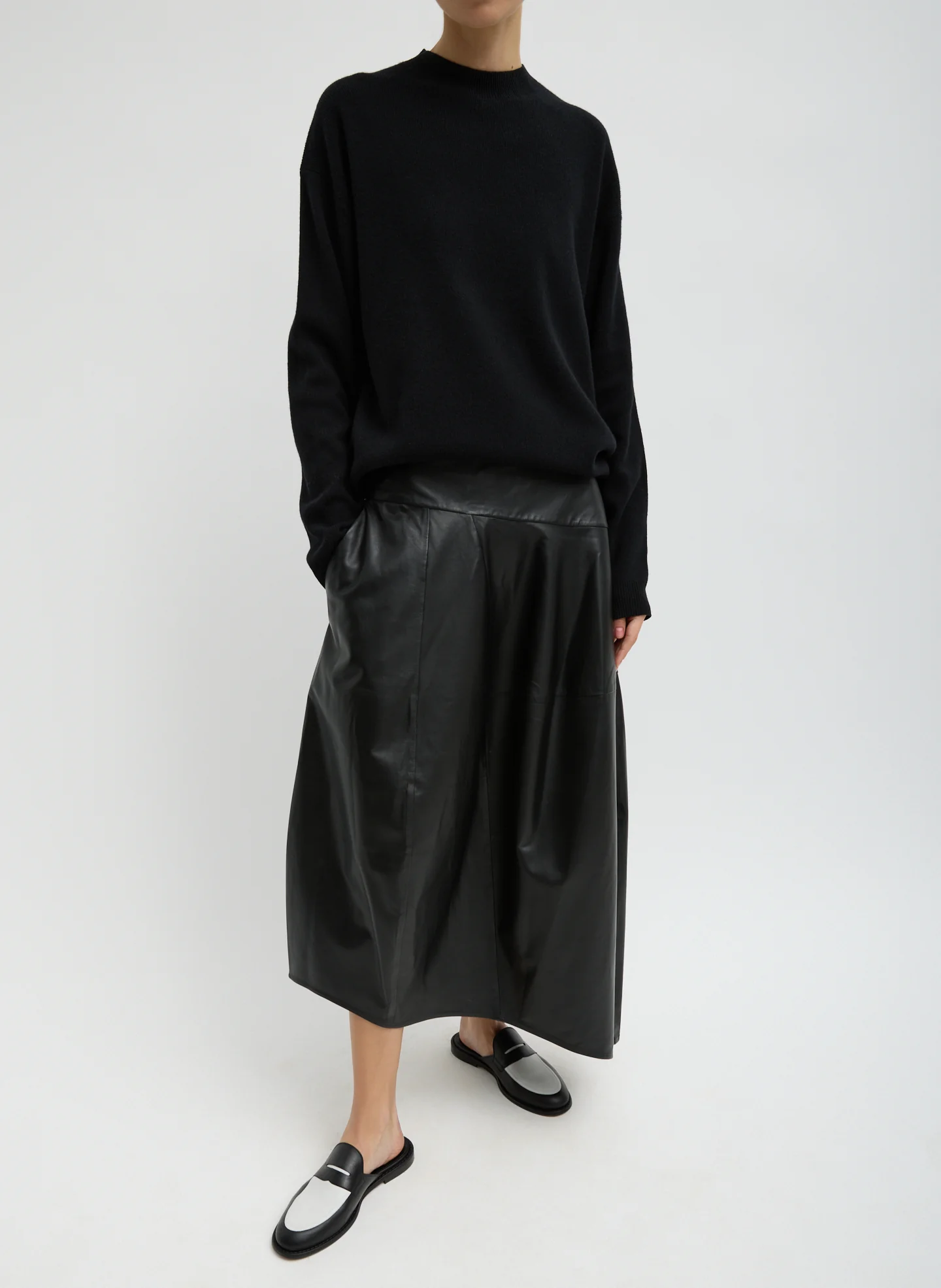 Anna Merino Wool Cut Out Racerback Pullover - Image 4