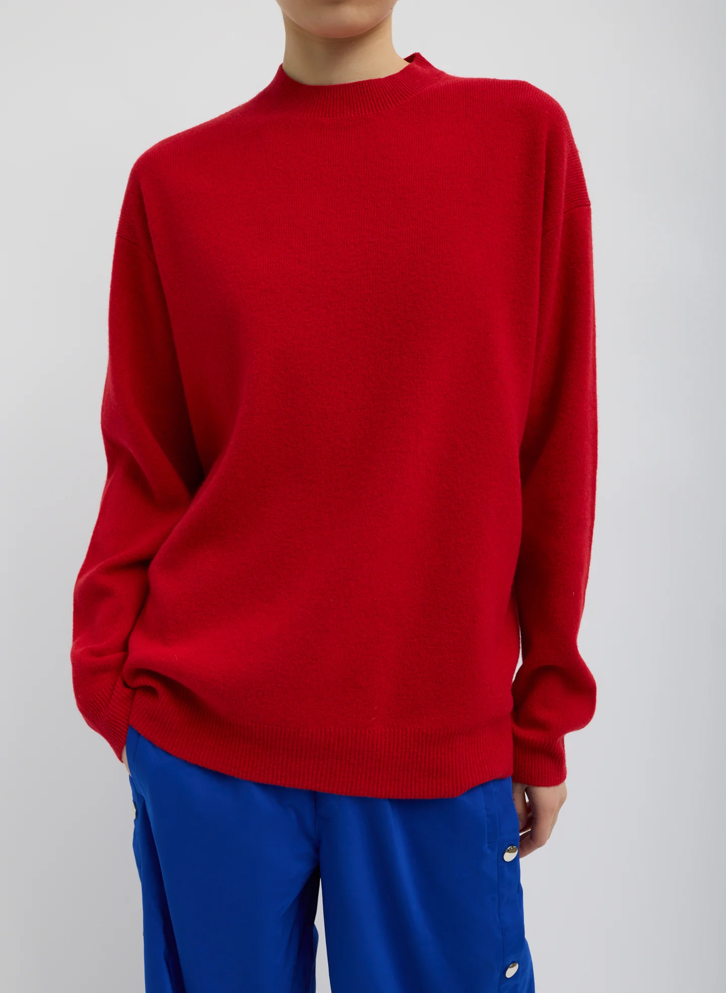 Anna Merino Wool Cut Out Racerback Pullover
