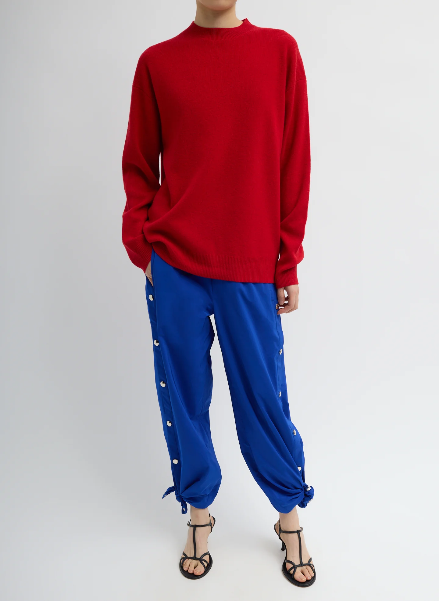 Anna Merino Wool Cut Out Racerback Pullover - Image 5
