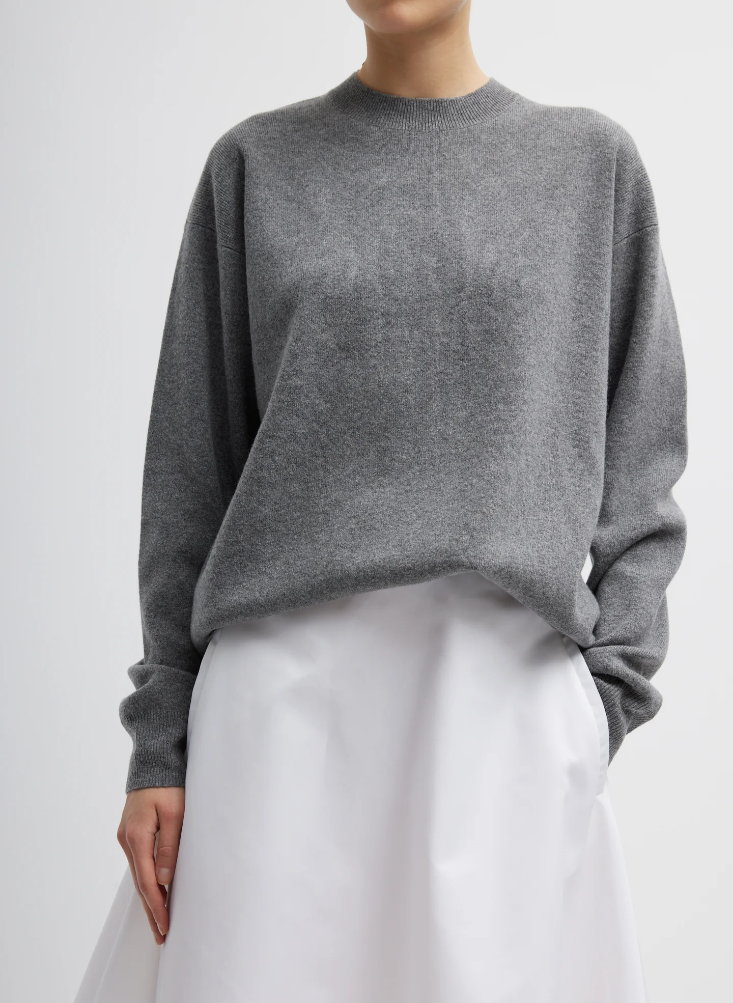 Anna Merino Wool Hole-At-Back Pullover - Image 2