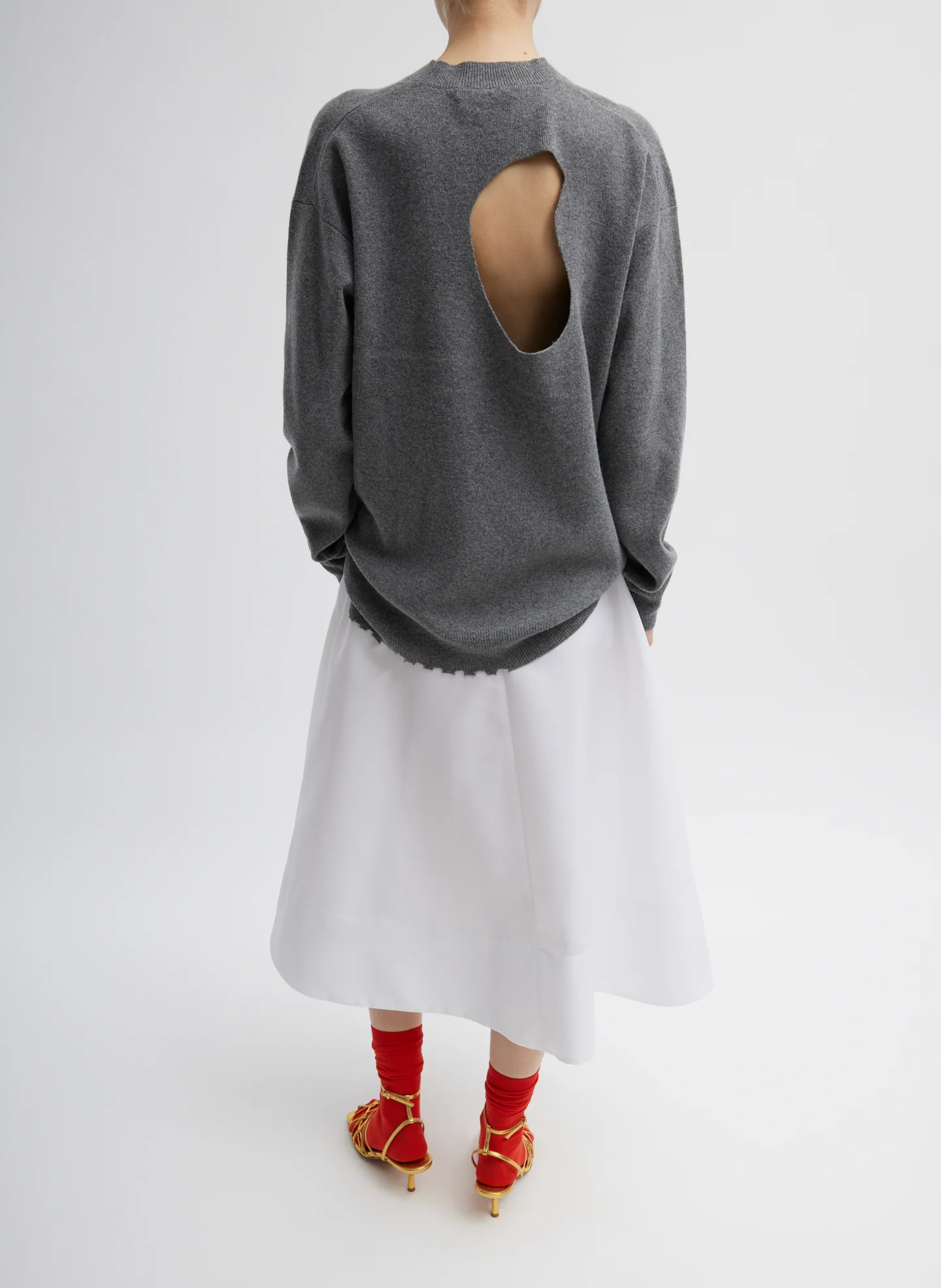 Anna Merino Wool Hole-At-Back Pullover - Image 5