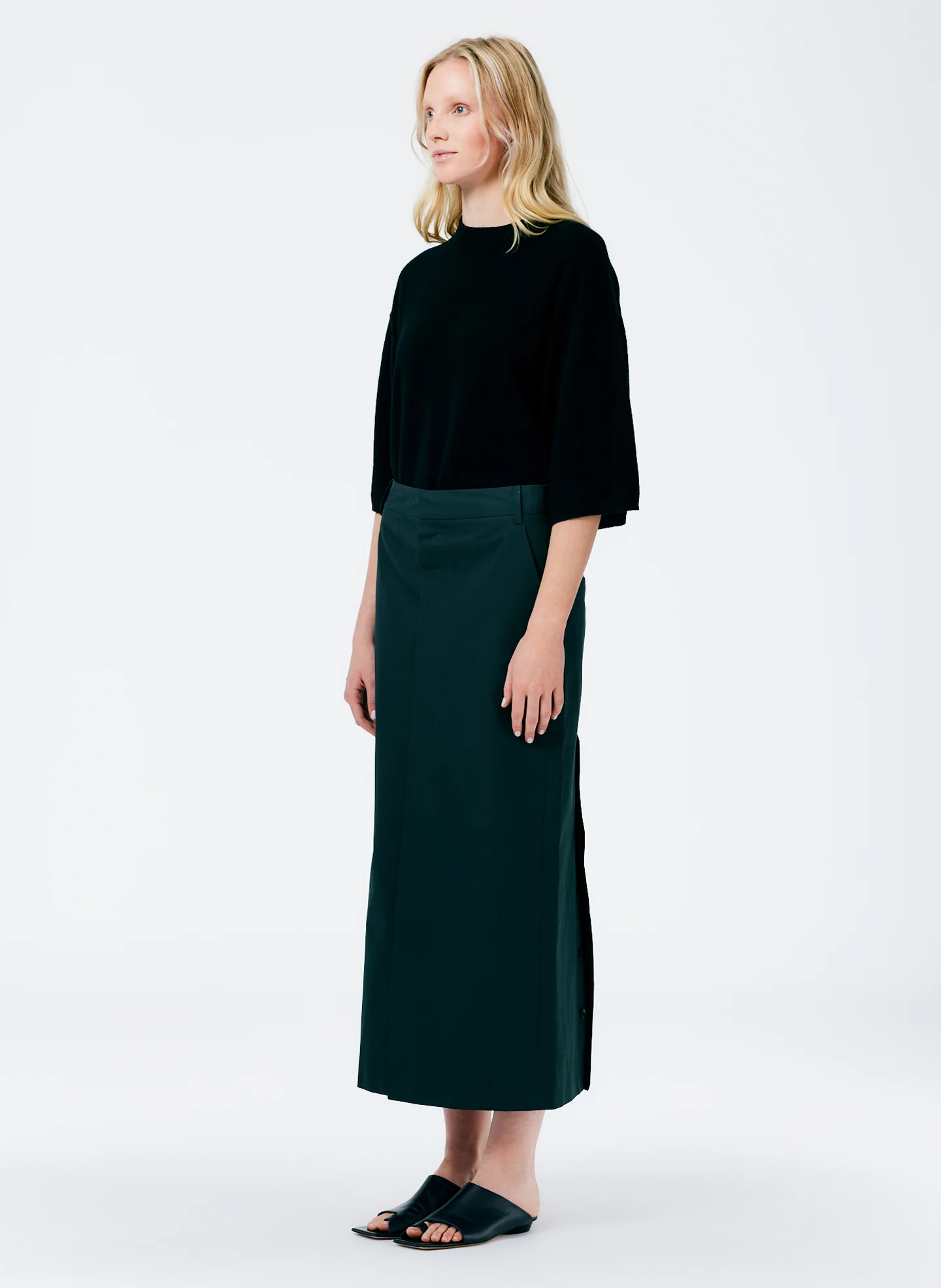 Arun Suiting Back Wrap Maxi Skirt - Image 4