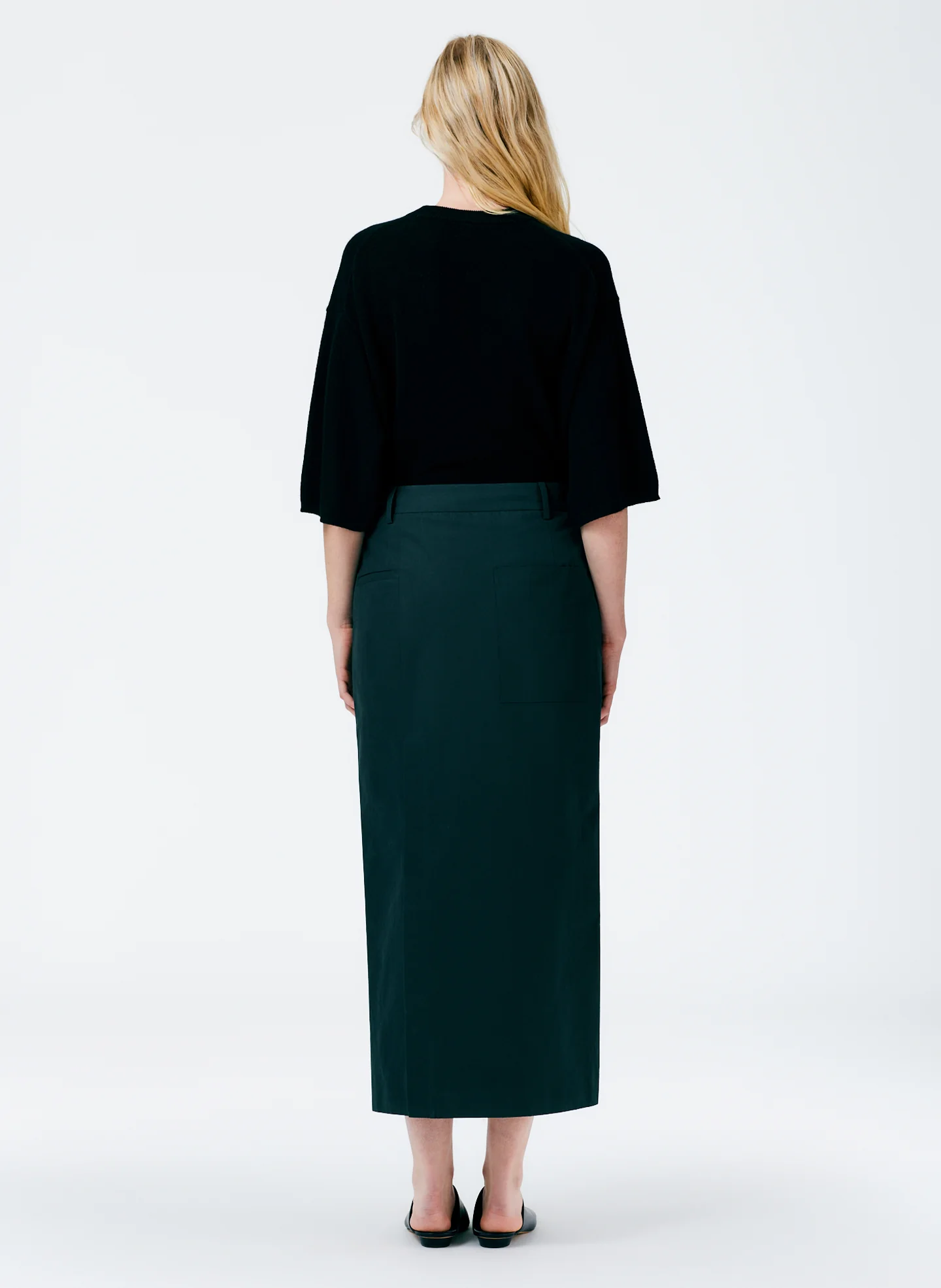 Arun Suiting Back Wrap Maxi Skirt - Image 5