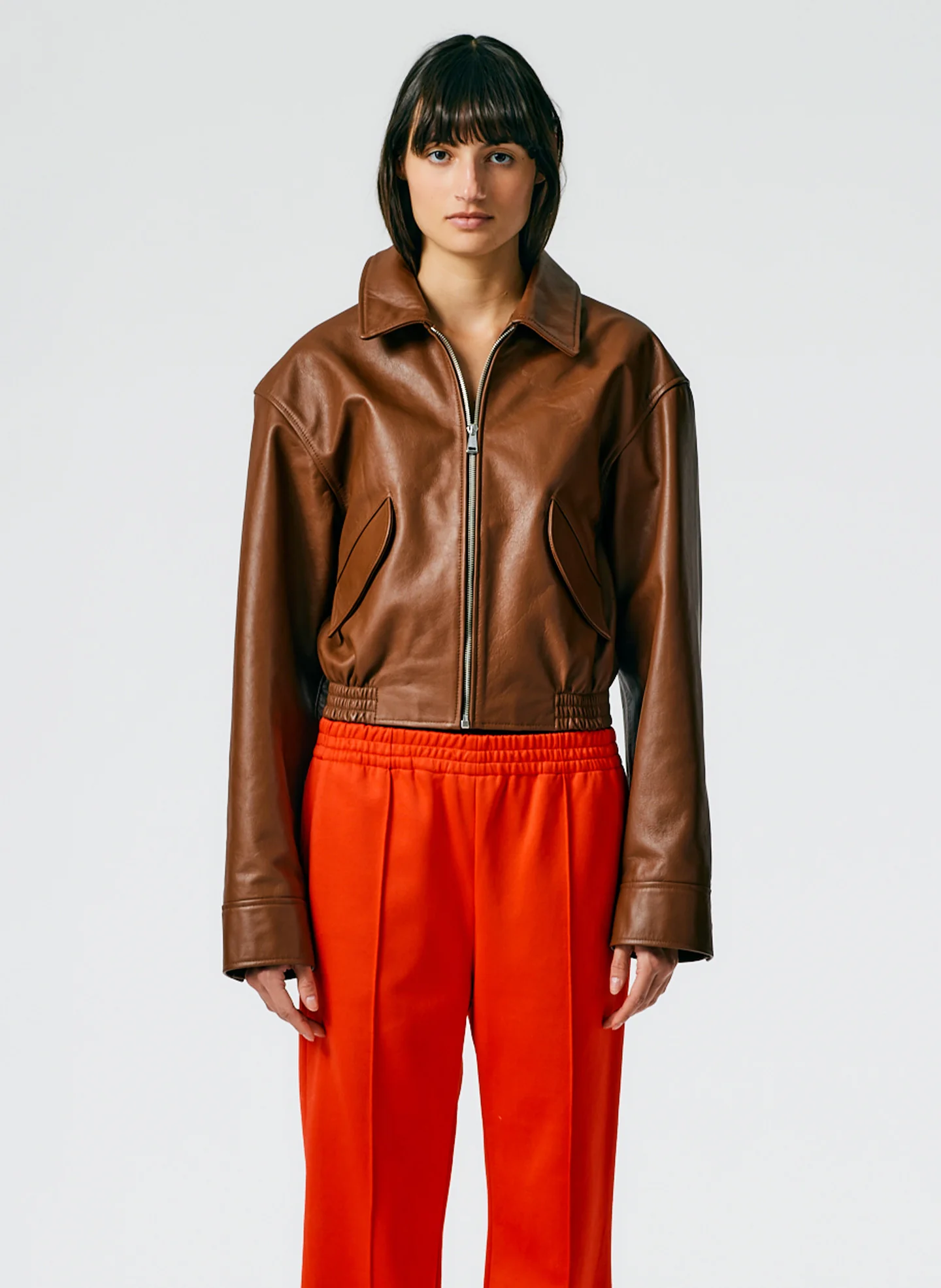 Aviator Leather Jacket - Image 6