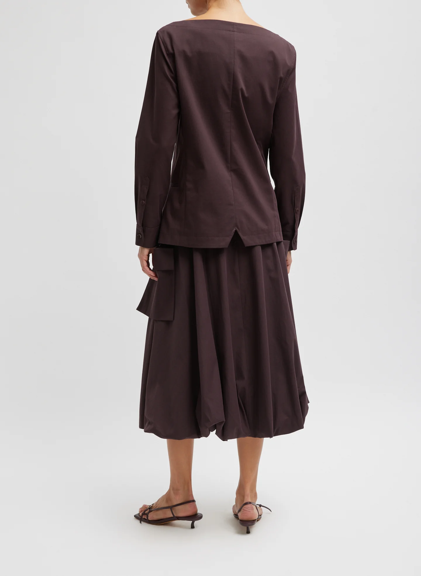 Bio Twill Boatneck Shirt Jacket - Image 5