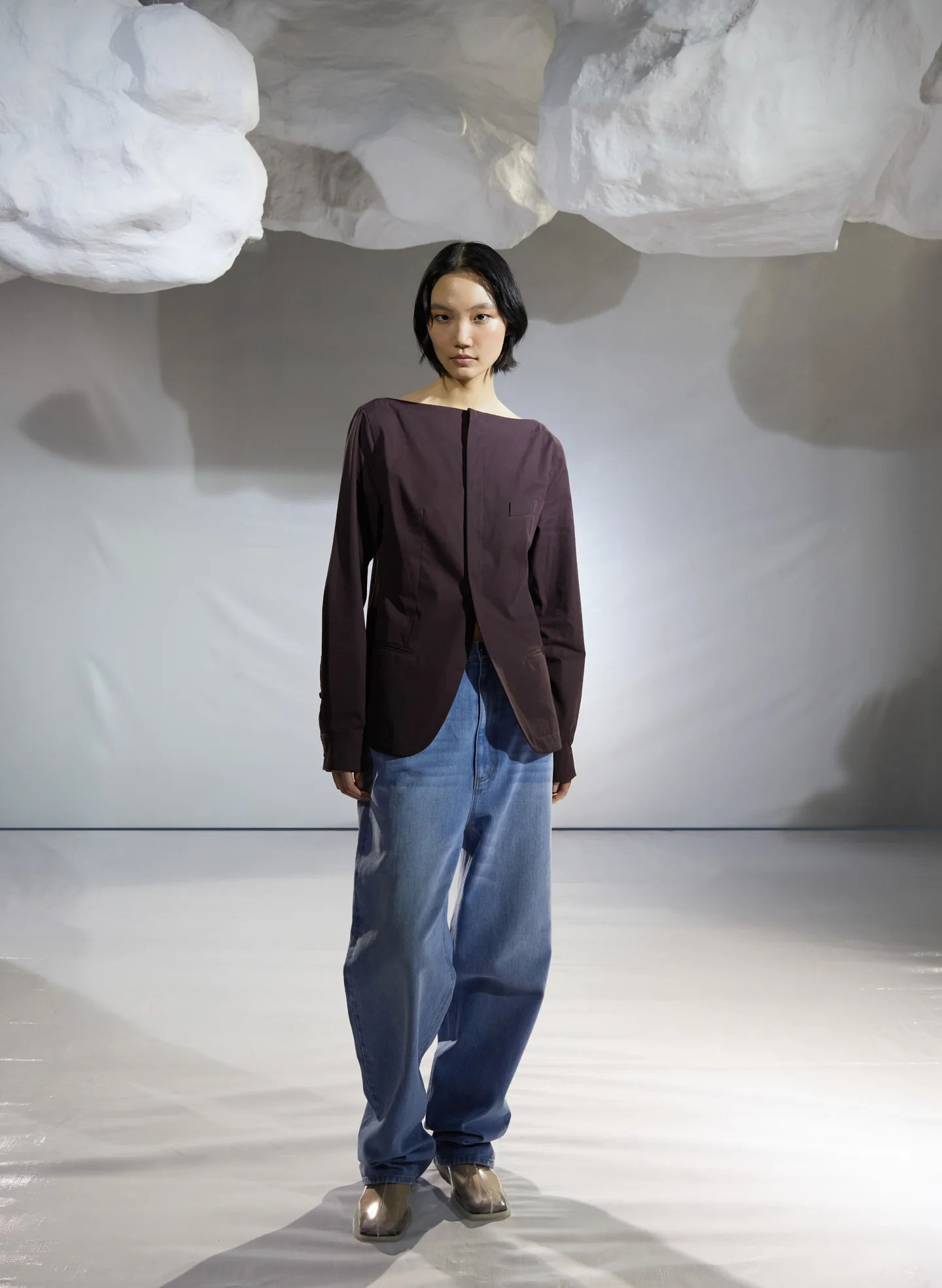 Bio Twill Boatneck Shirt Jacket - Image 7