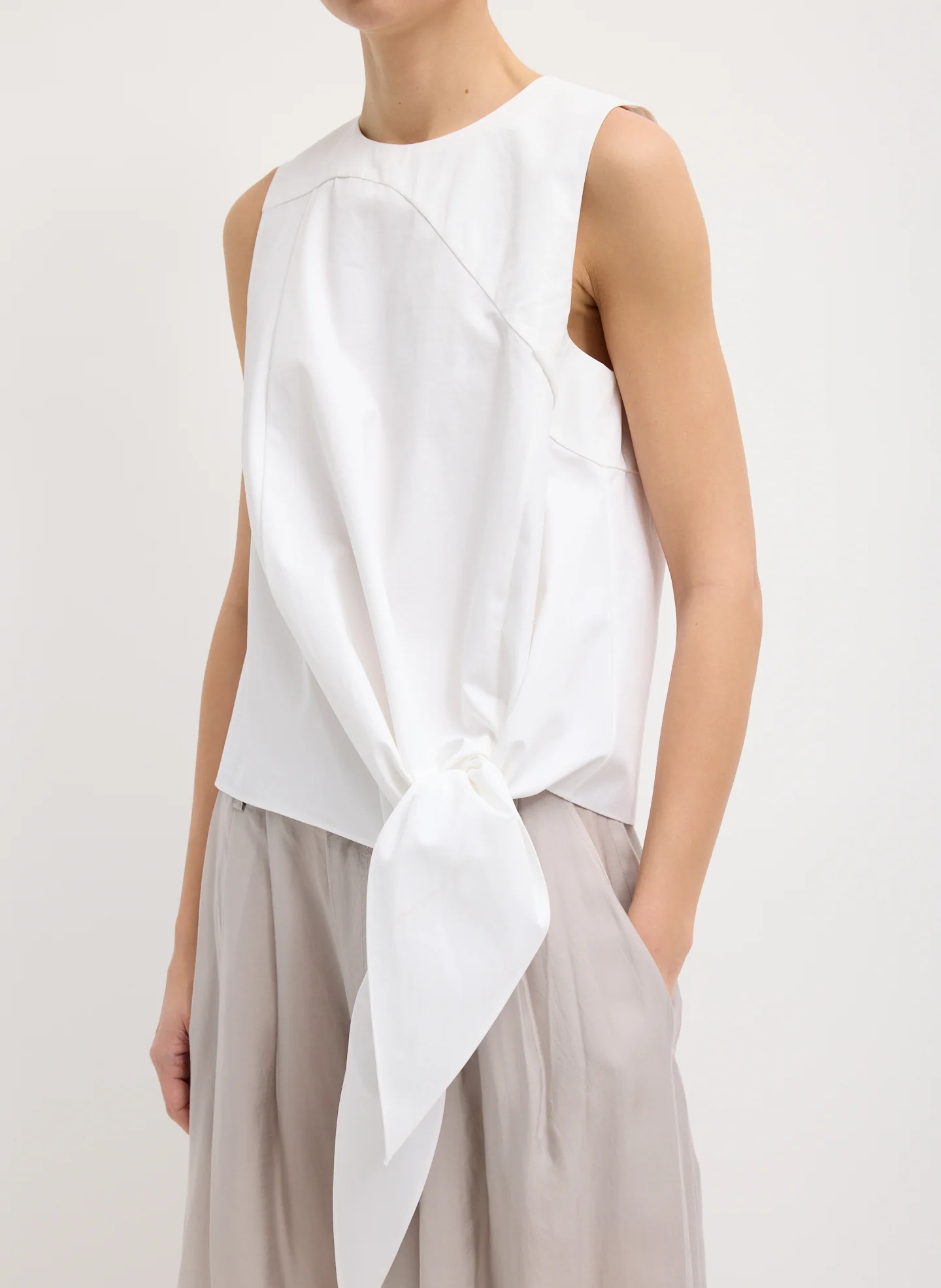 Bio Twill Easy Tie Top