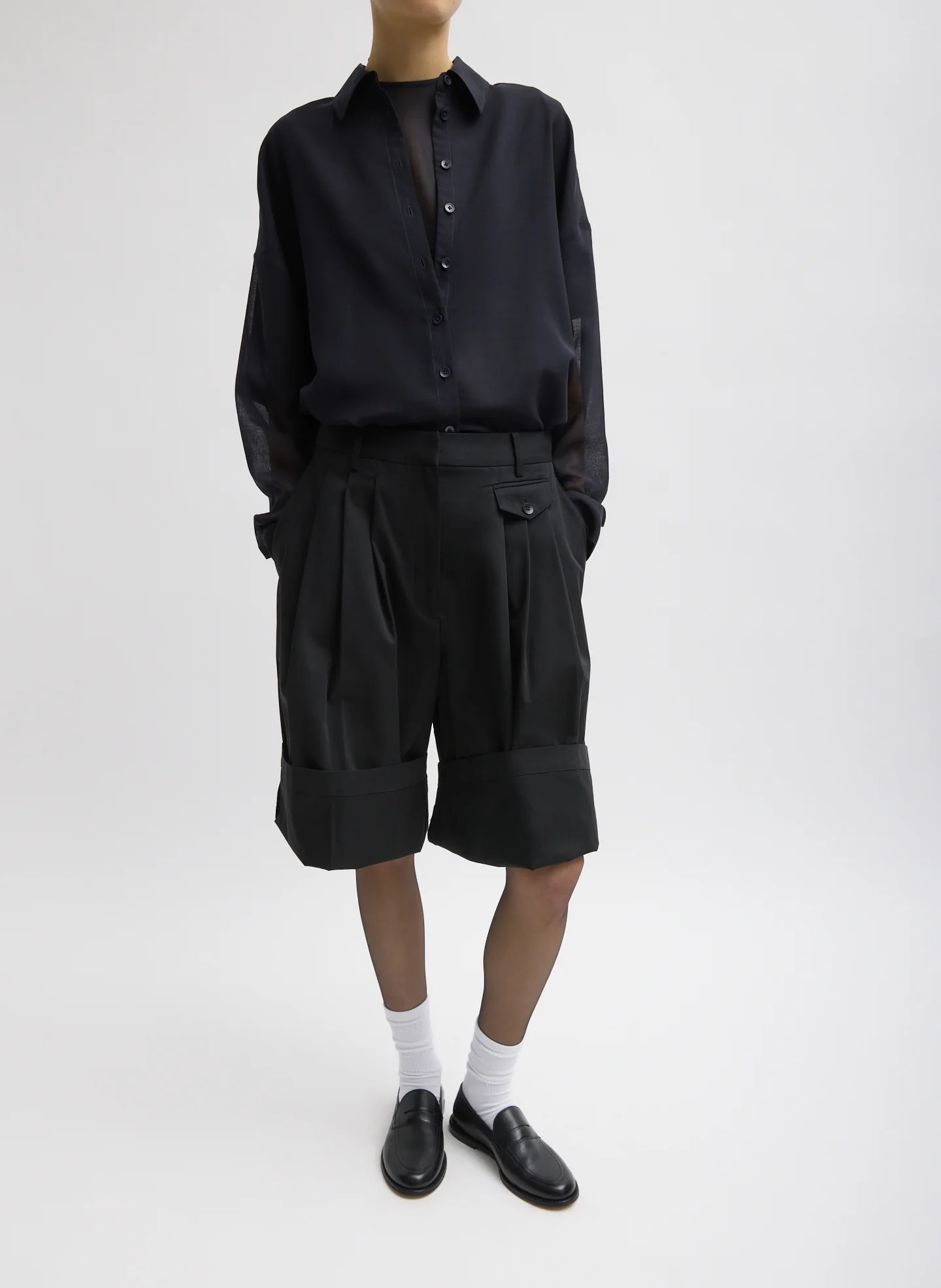 Bio Twill Triple Pleat Short - Image 4