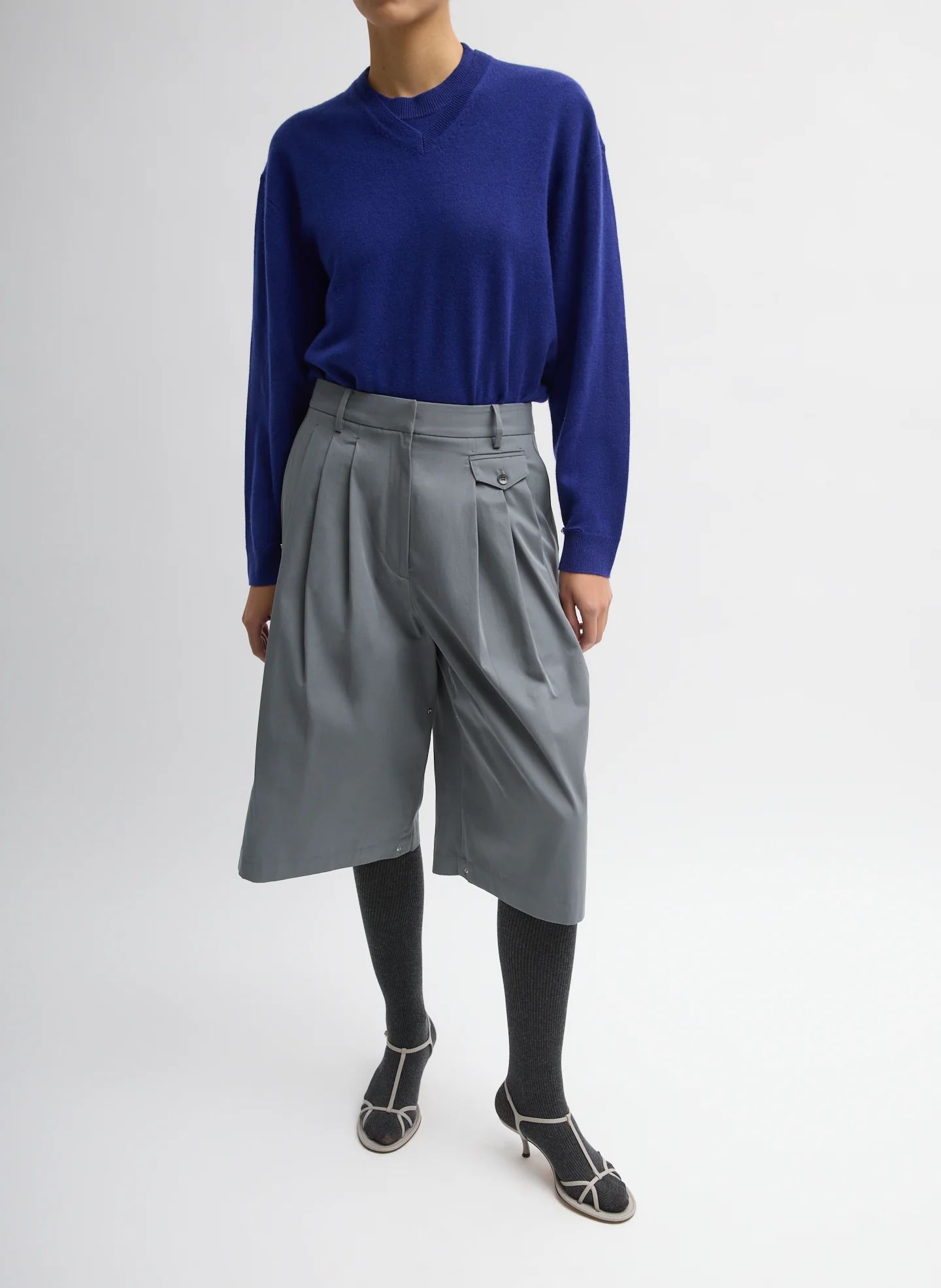 Bio Twill Triple Pleat Short