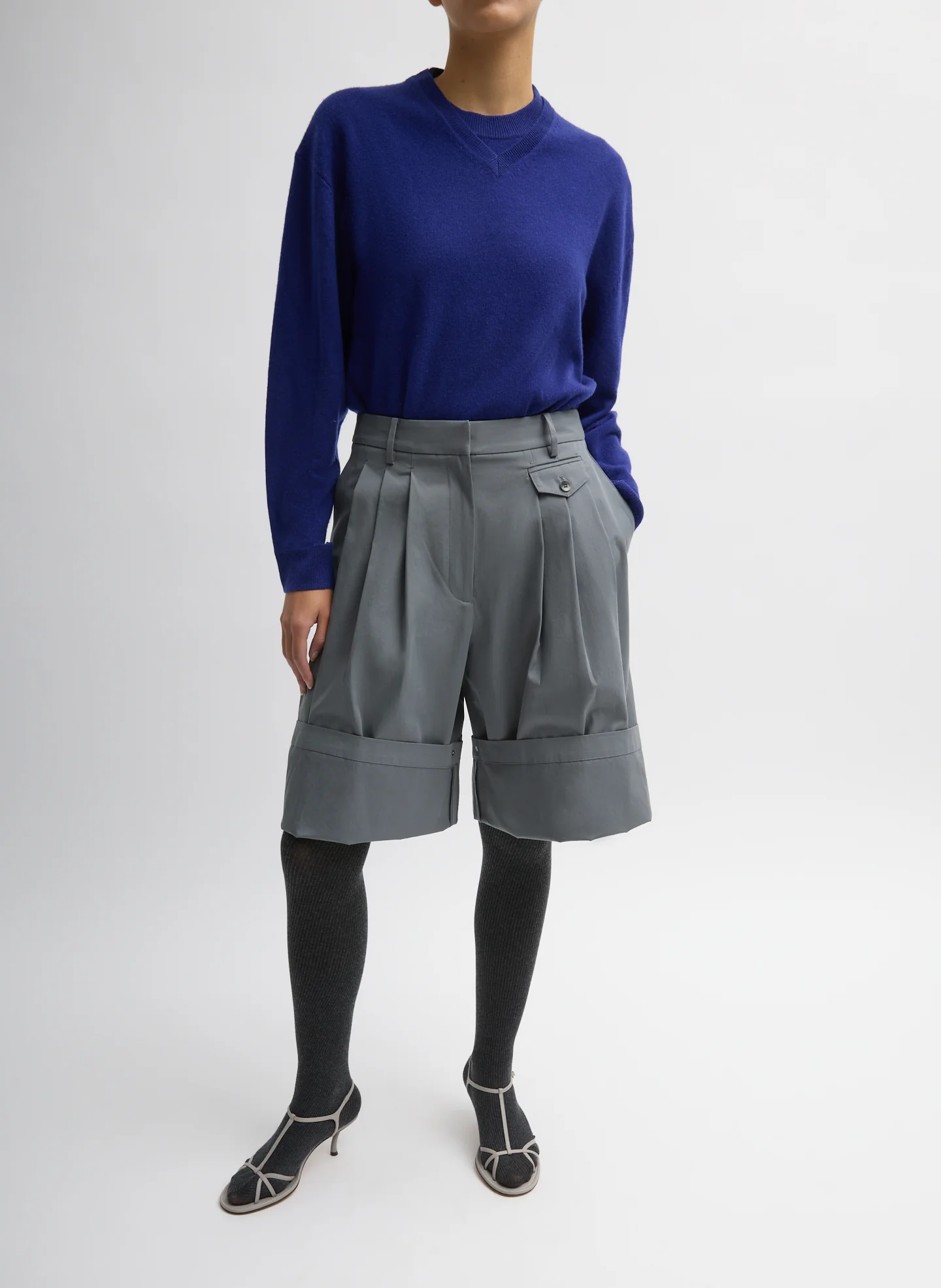 Bio Twill Triple Pleat Short - Image 3