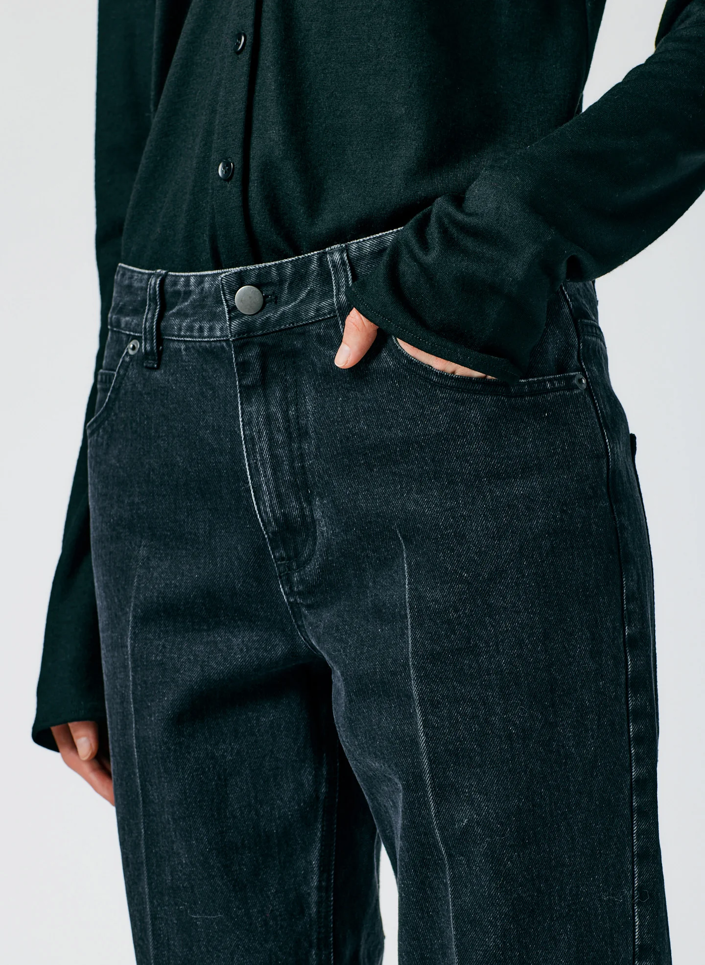 Black Denim Elfie Jean - Image 9