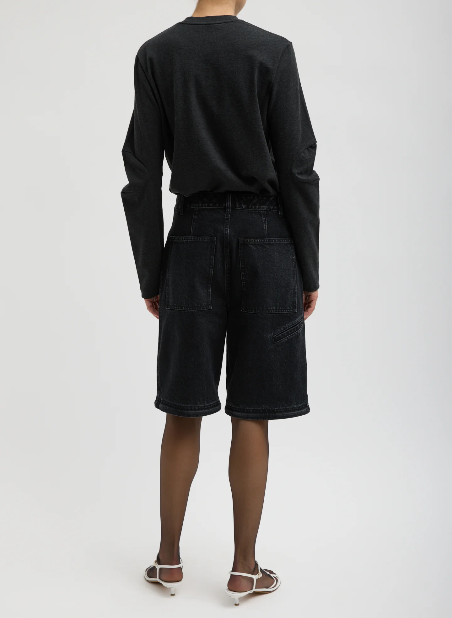 Black Denim Lars Convertible Zip Jean - Image 10