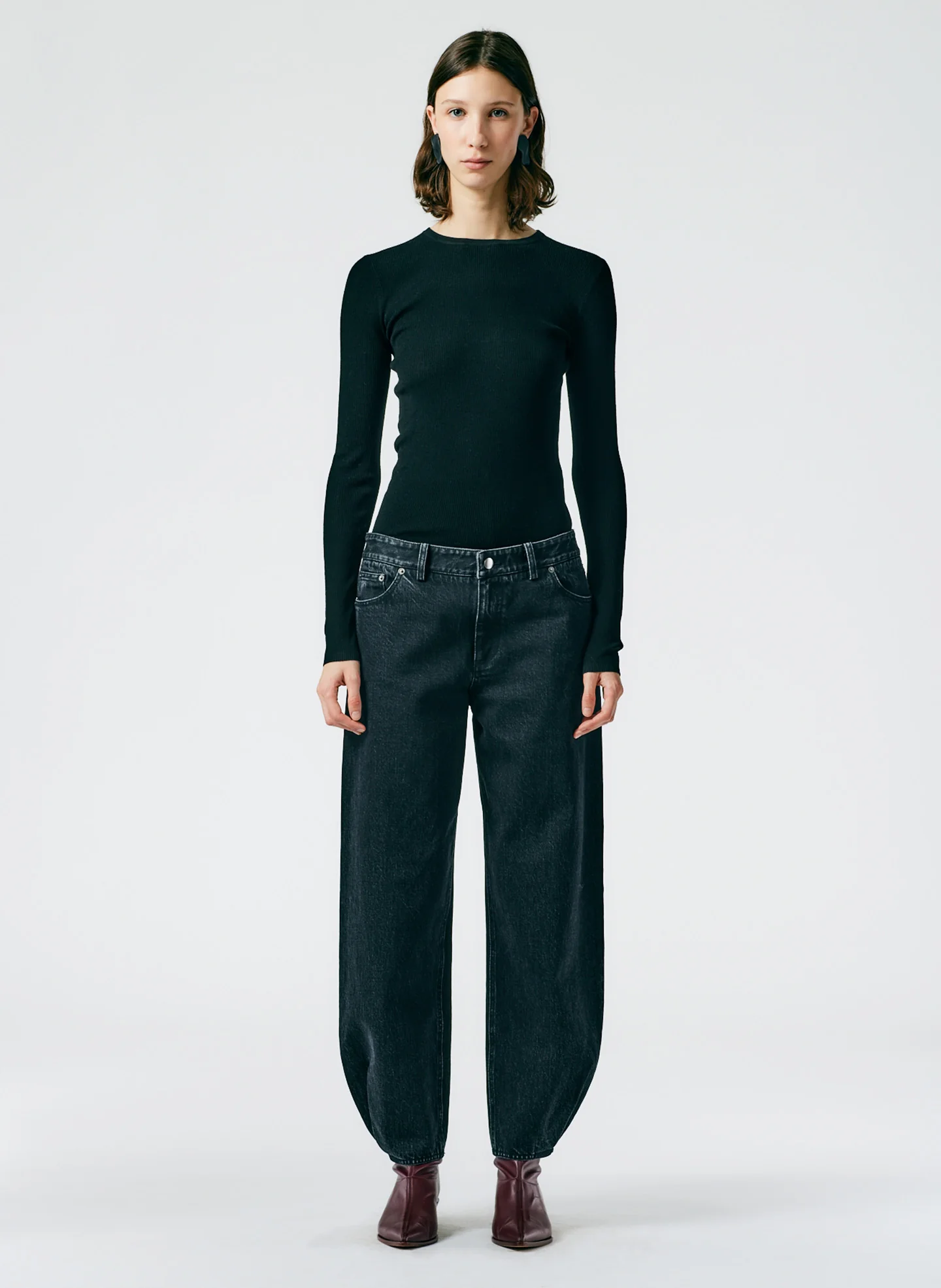 Black Denim Brancusi Jean - Long - Image 2