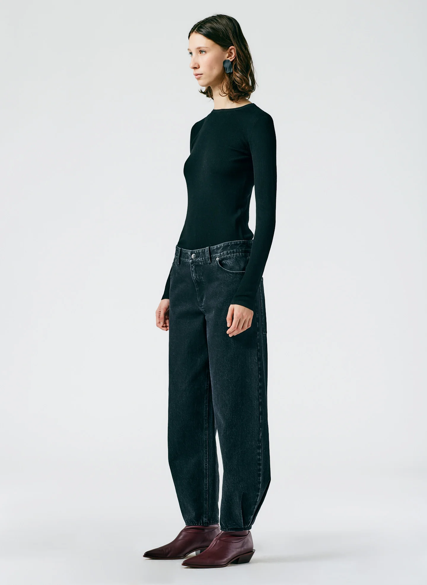 Black Denim Brancusi Jean - Long - Image 3