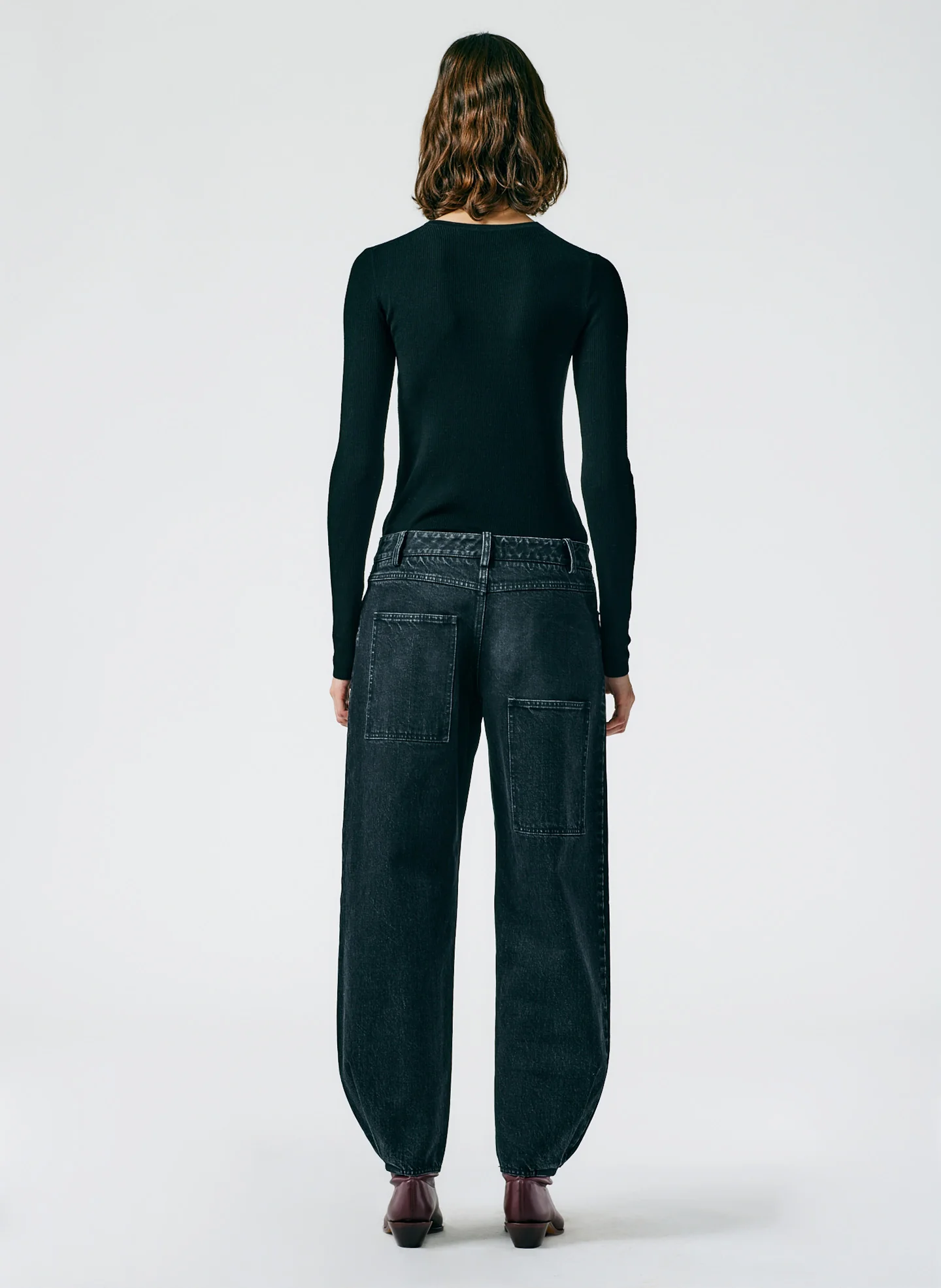 Black Denim Brancusi Jean - Long - Image 4