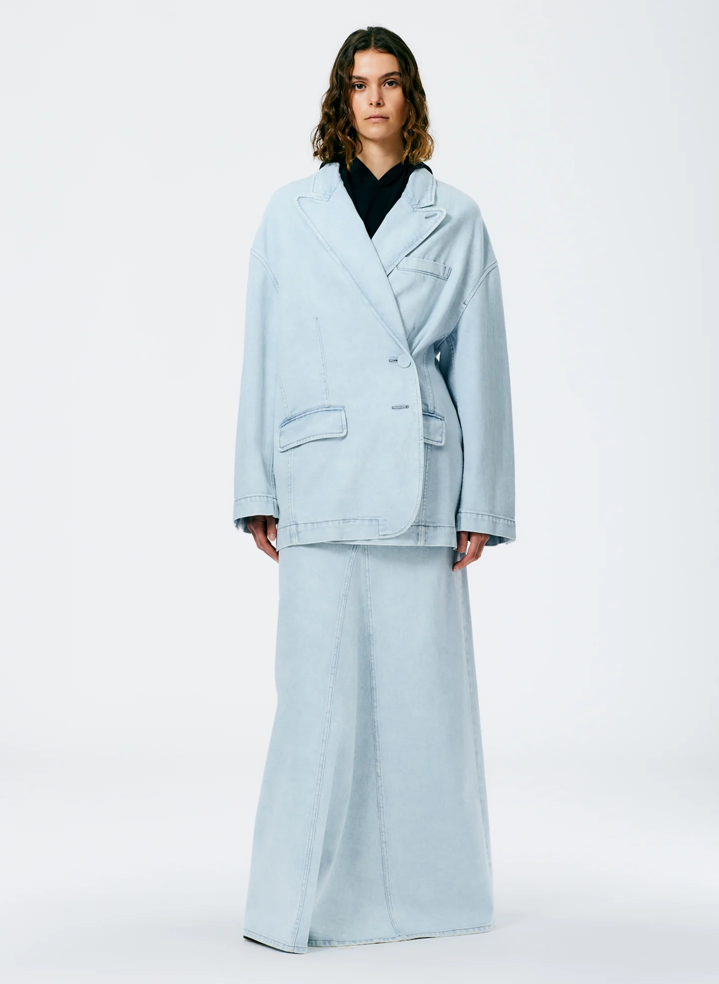 Bleached Denim Liam Blazer - Image 6