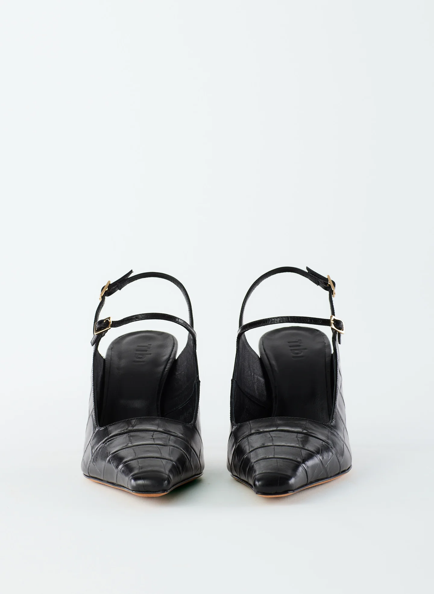 Croc Print Bob Slingback - Image 4
