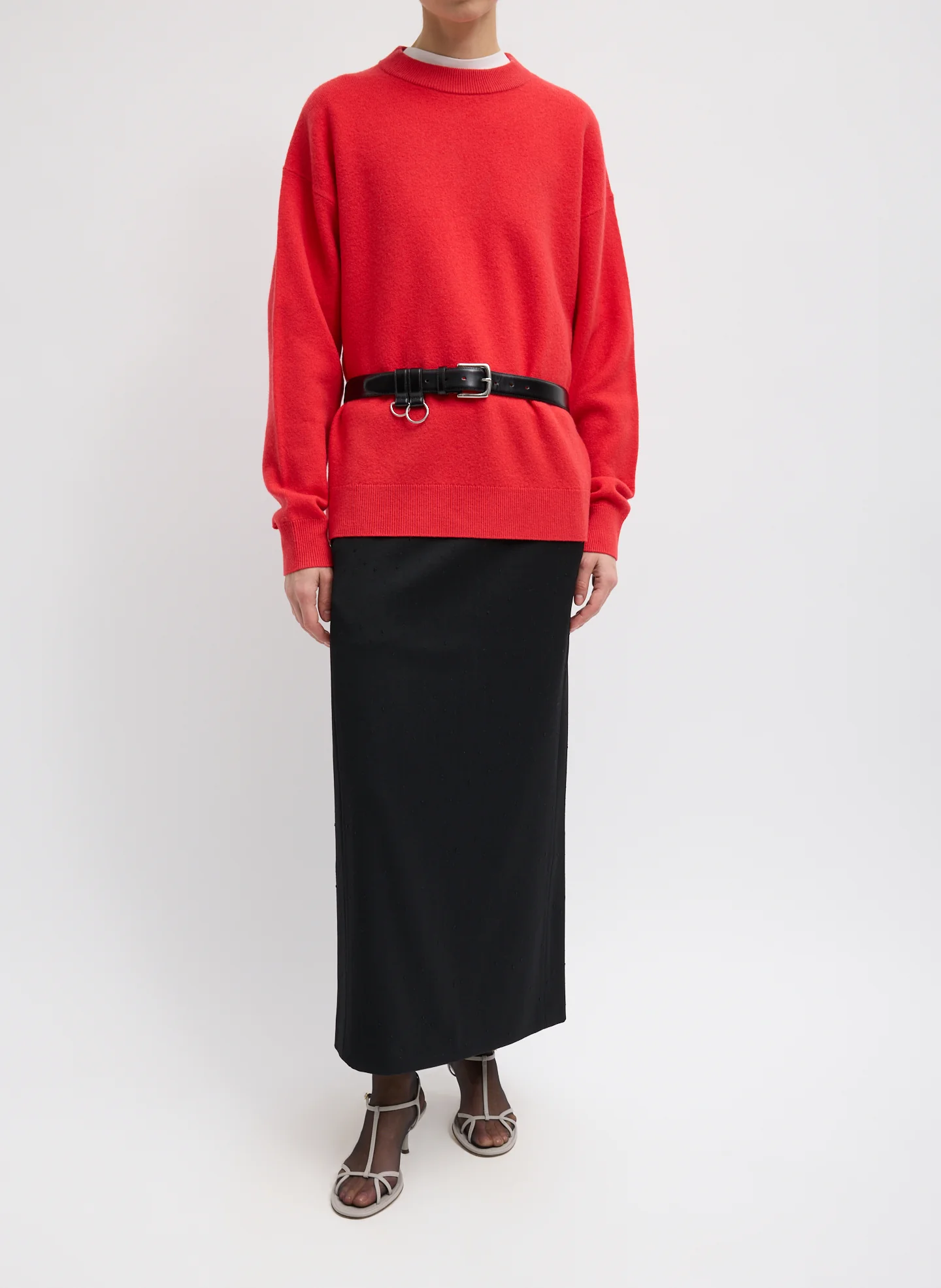 Boiled Wool Crewneck Easy Pullover - Image 5