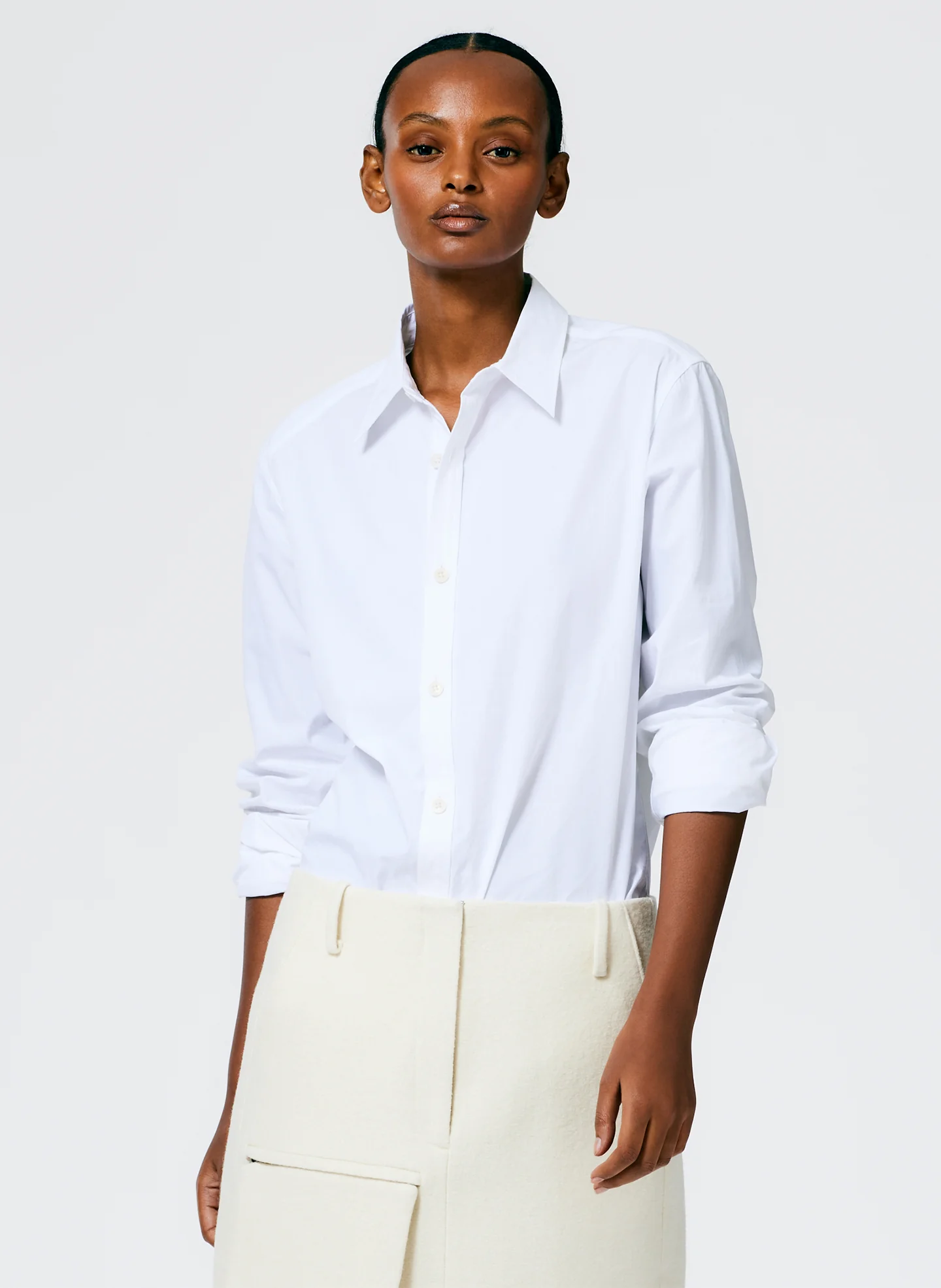 Boiled Wool Mini Skirt - Image 6