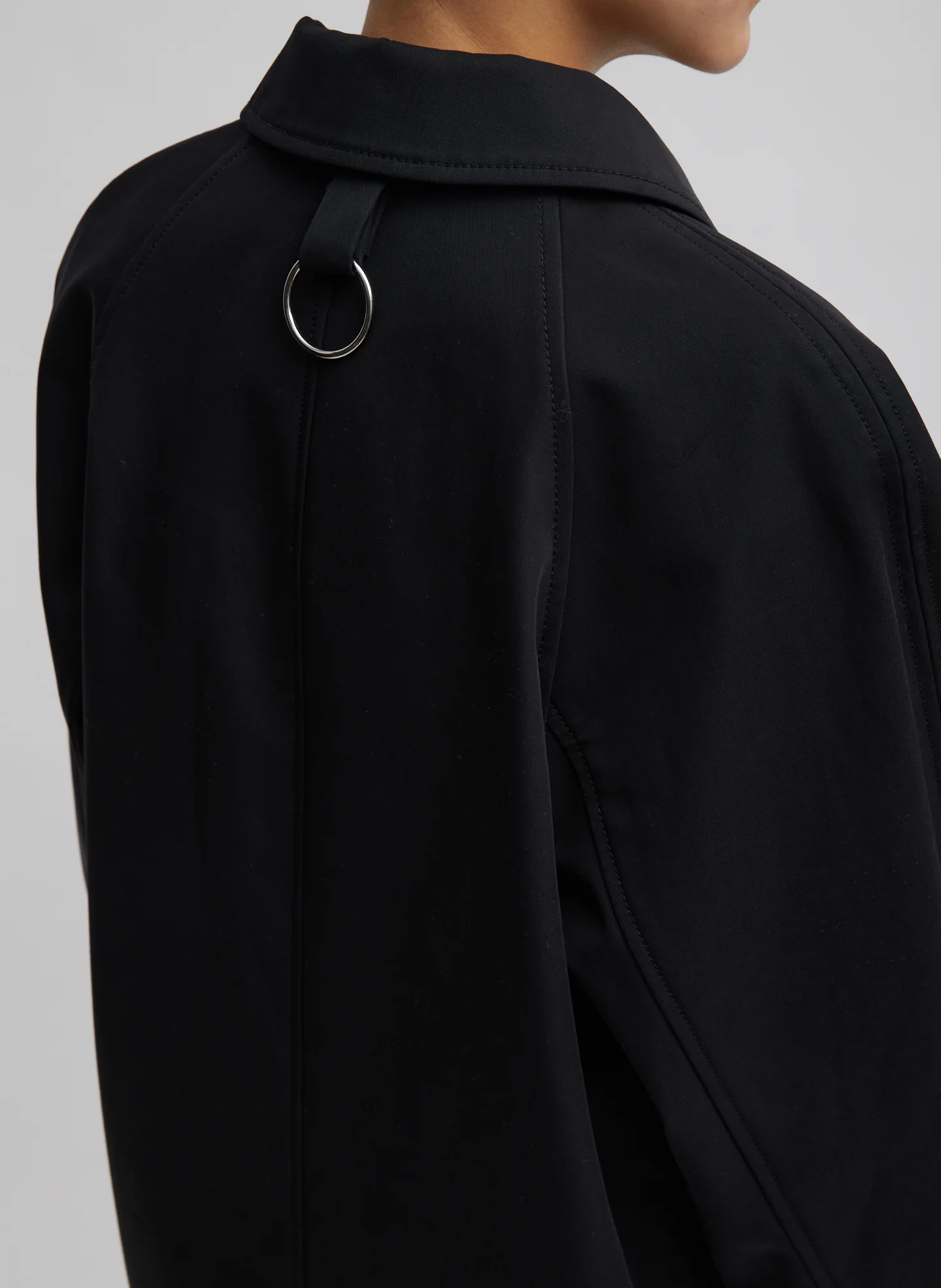 Bonded Luxe Twill Carcoat - Image 3