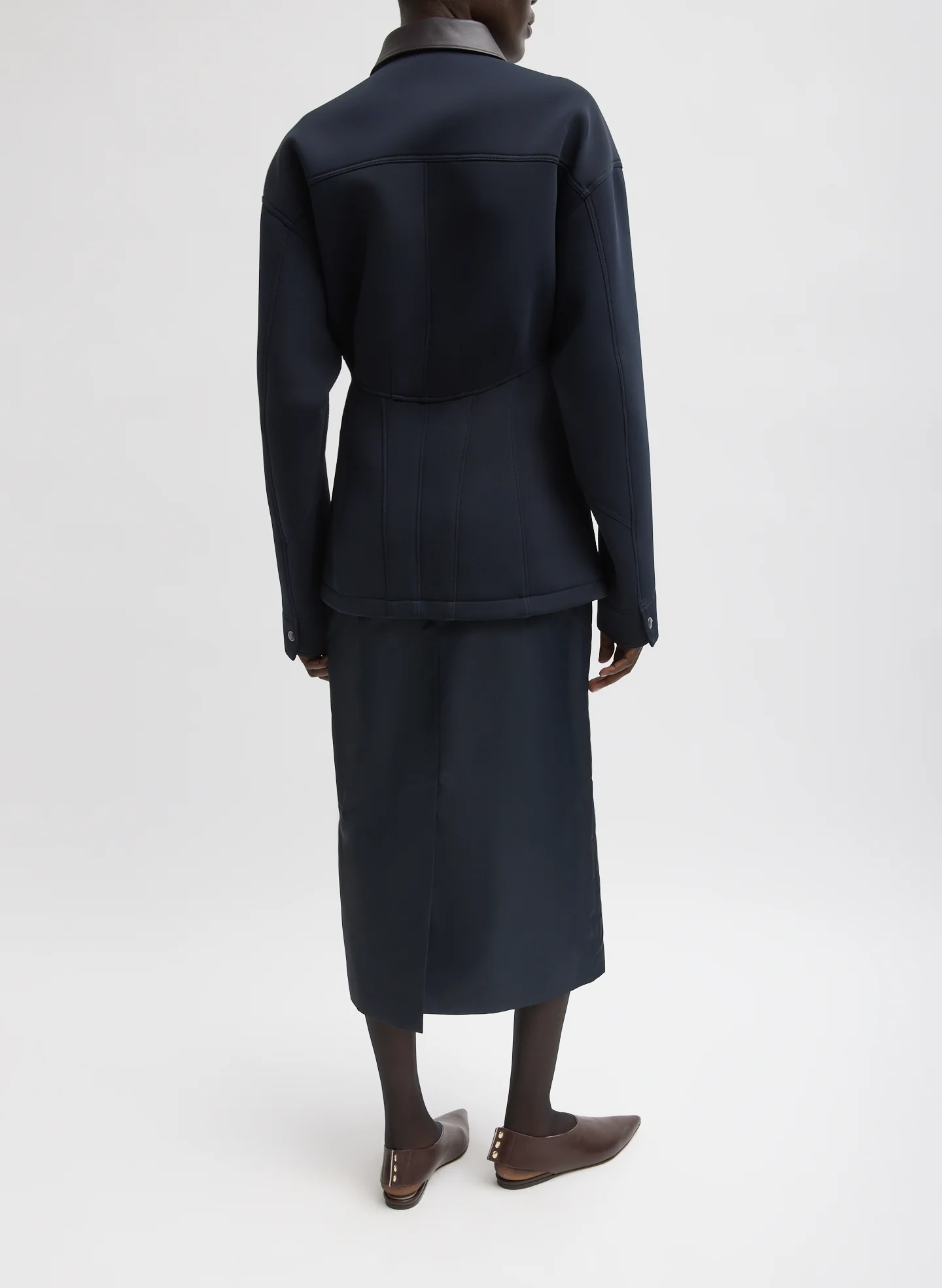 Bonded Twill Sculpted Workmen Jacket - Image 5