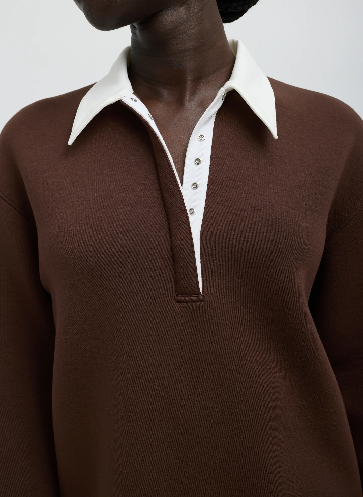Bonded Viscose Sculpted Polo - Image 5